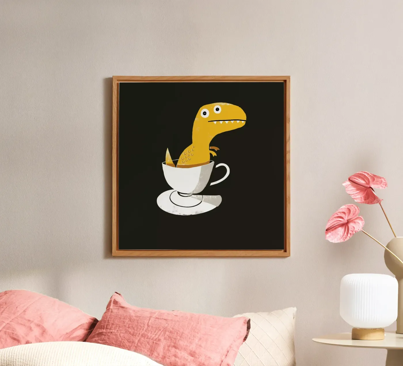 Tea Rex alluminio dibond da DinoMike