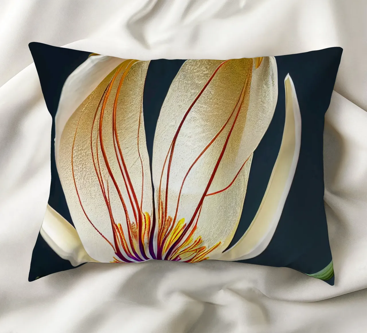 Macro Siroi Lily Flower cuscino da Bold Blooms