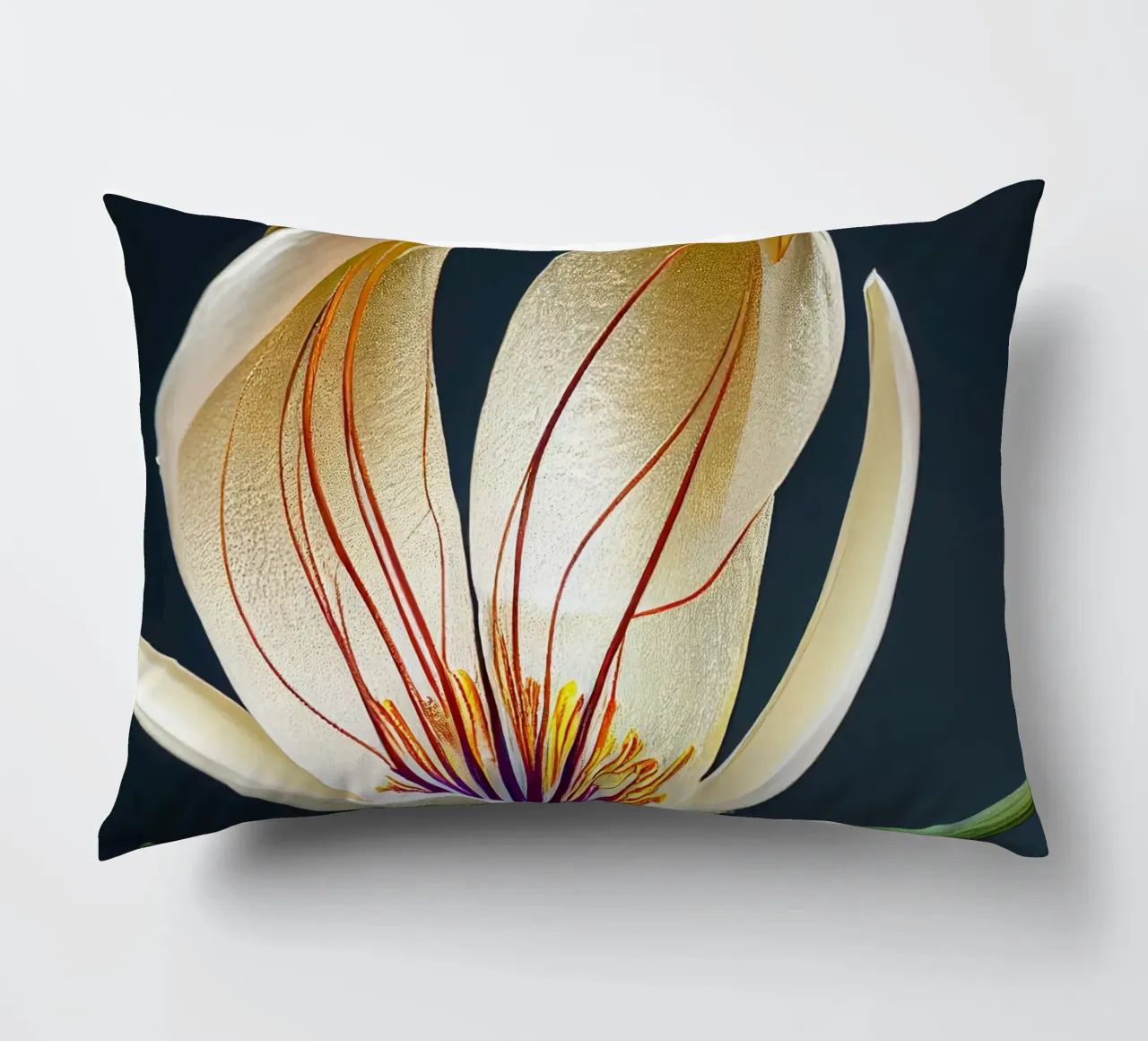 Macro Siroi Lily Flower cuscino da Bold Blooms