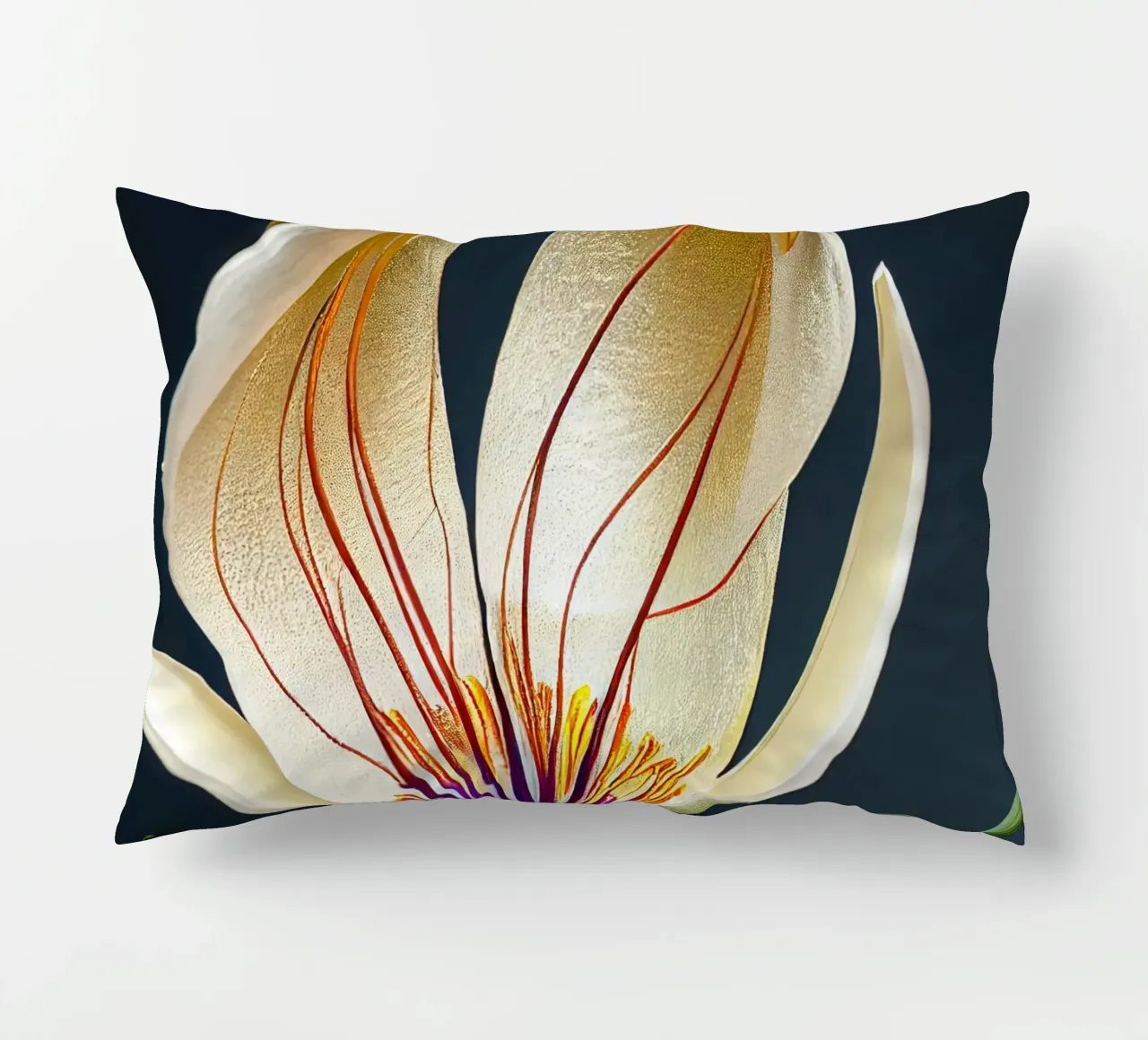 Macro Siroi Lily Flower cuscino da Bold Blooms