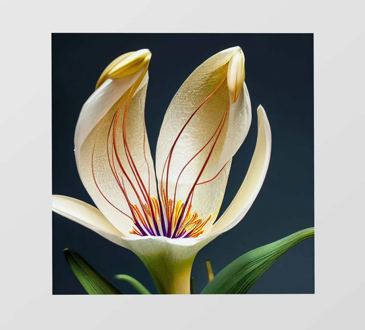 Macro Siroi Lily Flower telo in pvc da Bold Blooms