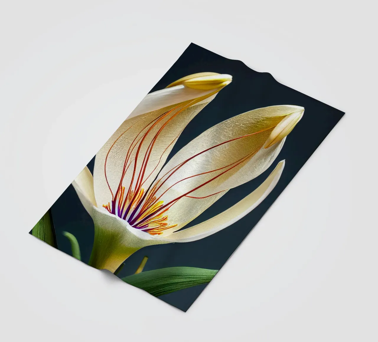 Macro Siroi Lily Flower coperta in pile da Bold Blooms