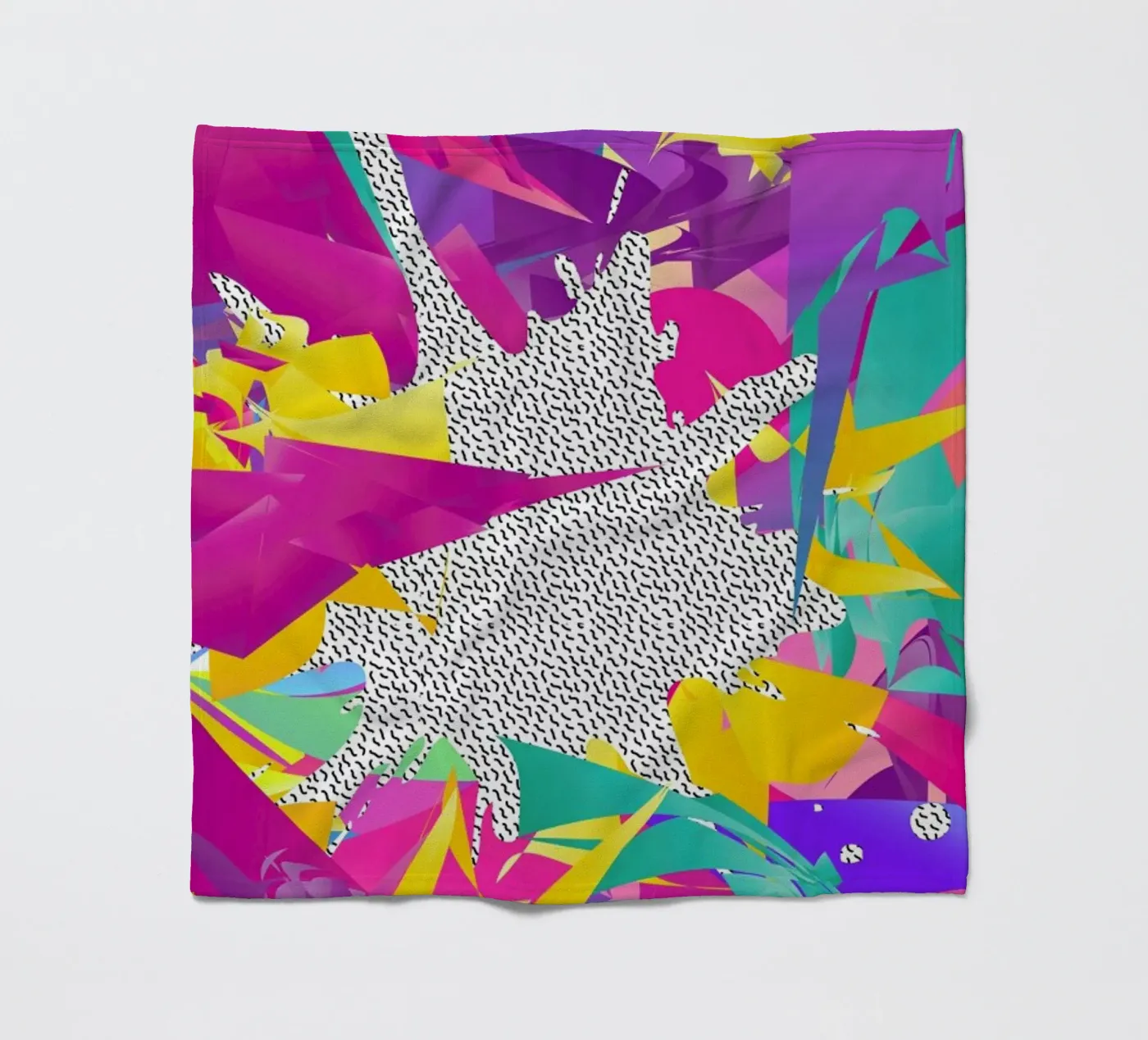 80's Abstract fleecedeken van Danny Ivan