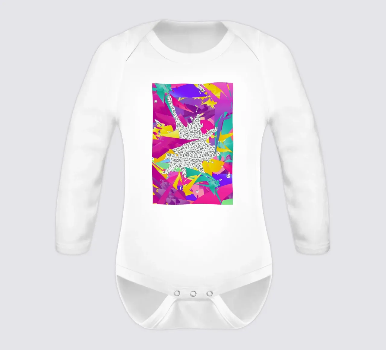 80's Abstract body manches longues de Danny Ivan