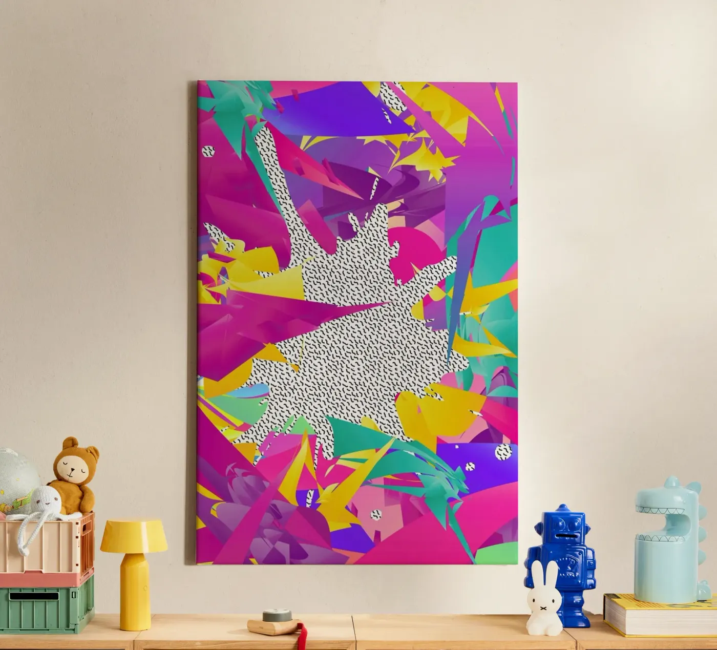 80's Abstract tela da Danny Ivan