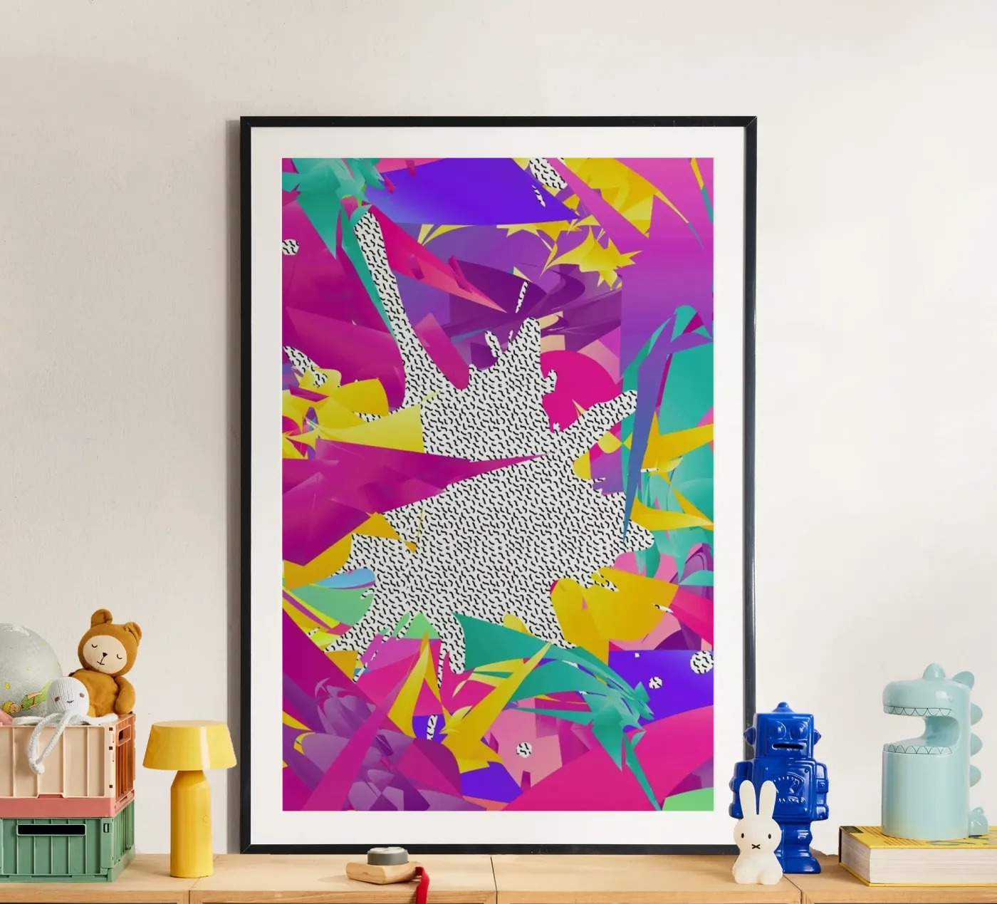 80's Abstract poster da Danny Ivan