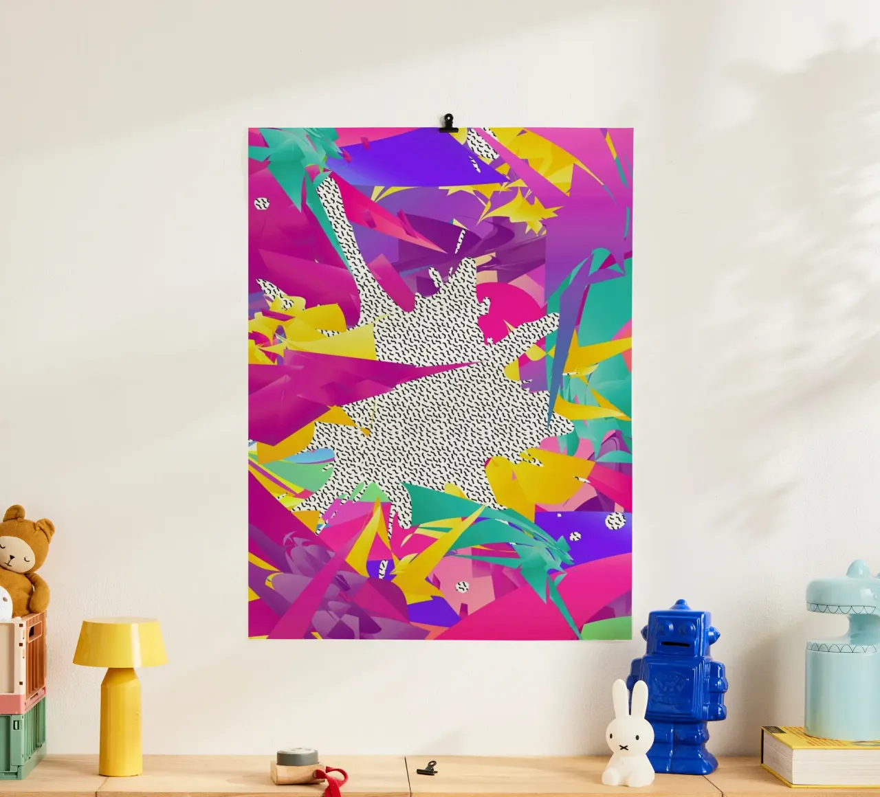 80's Abstract poster da Danny Ivan