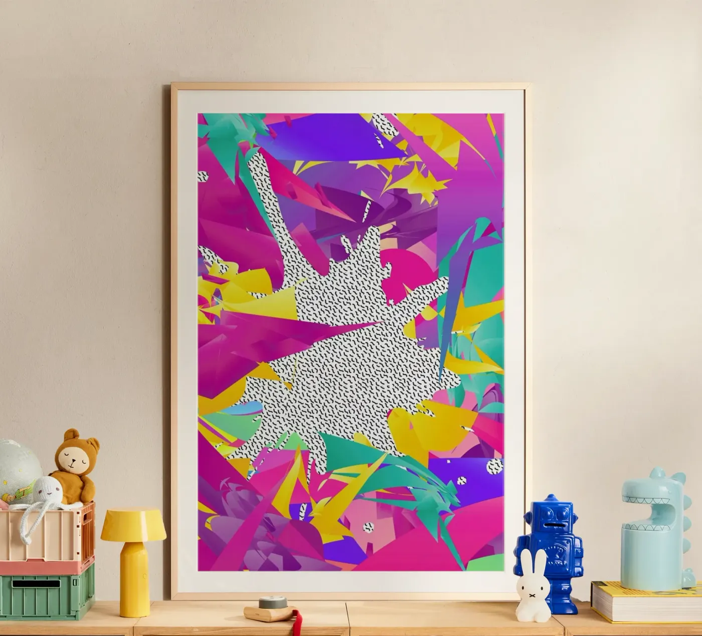 80's Abstract poster da Danny Ivan