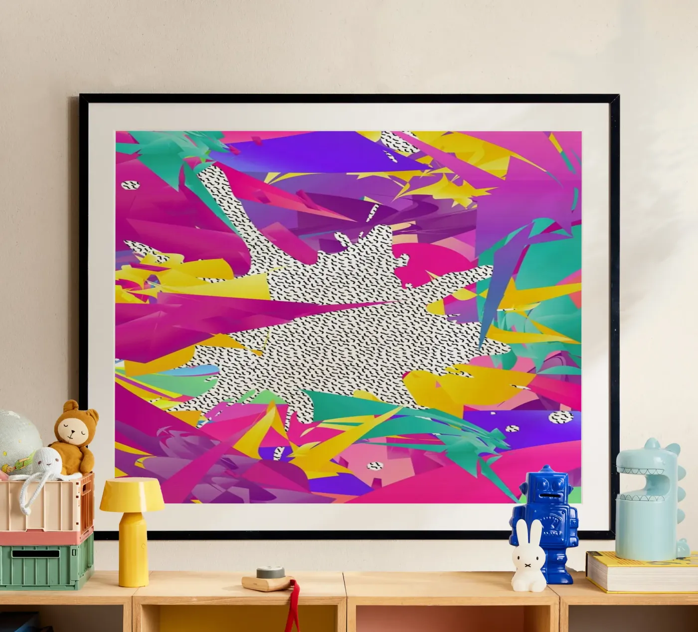 80's Abstract poster da Danny Ivan