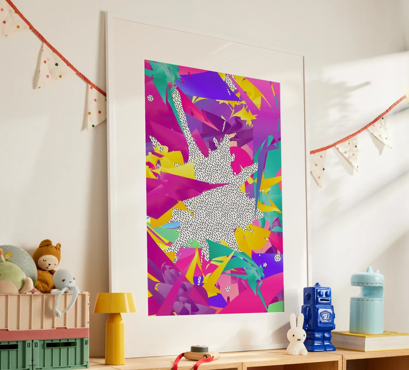 80's Abstract poster by Danny Ivan