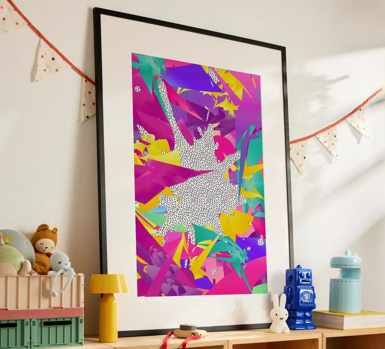 80's Abstract poster da Danny Ivan