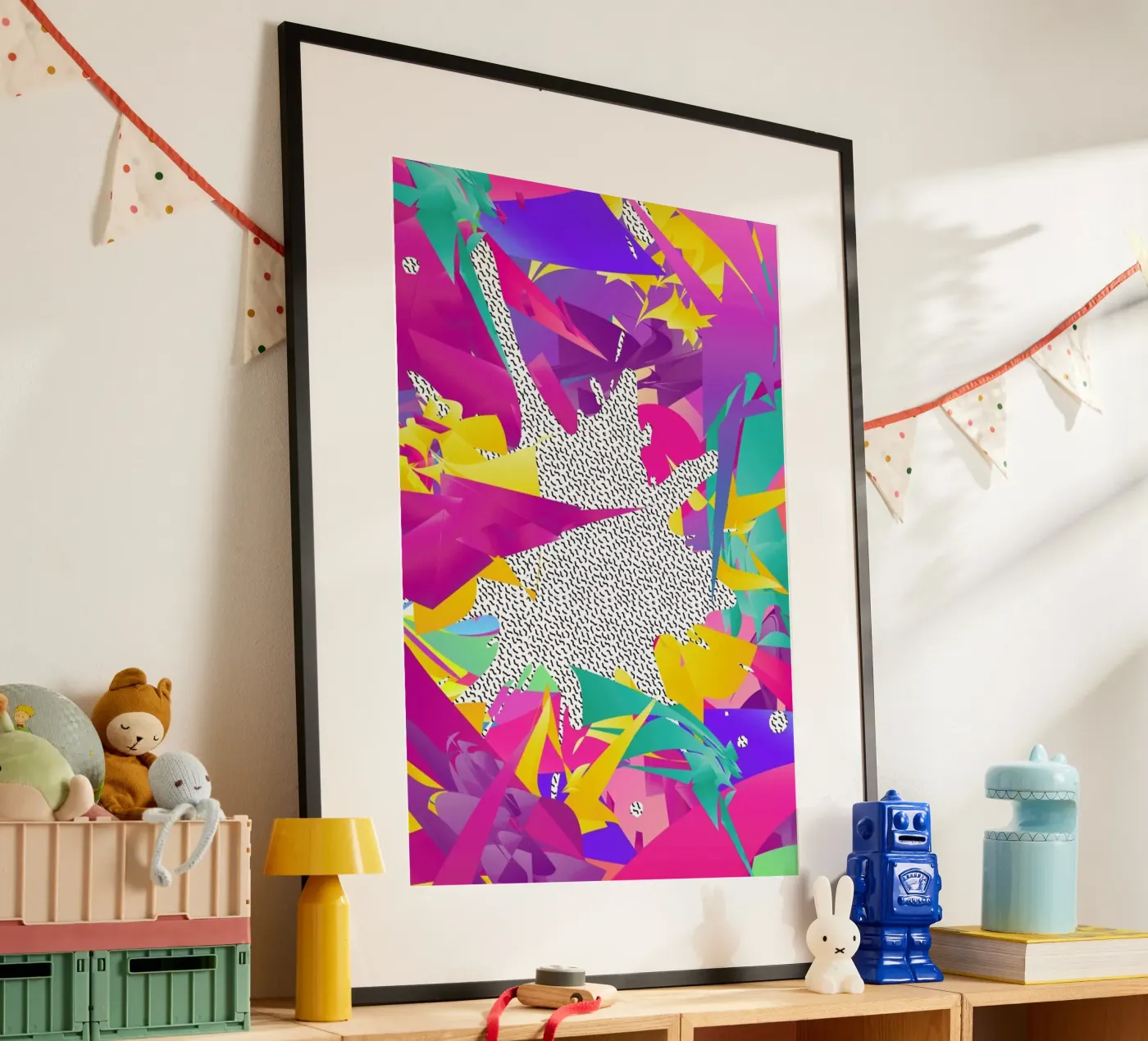 80's Abstract poster da Danny Ivan