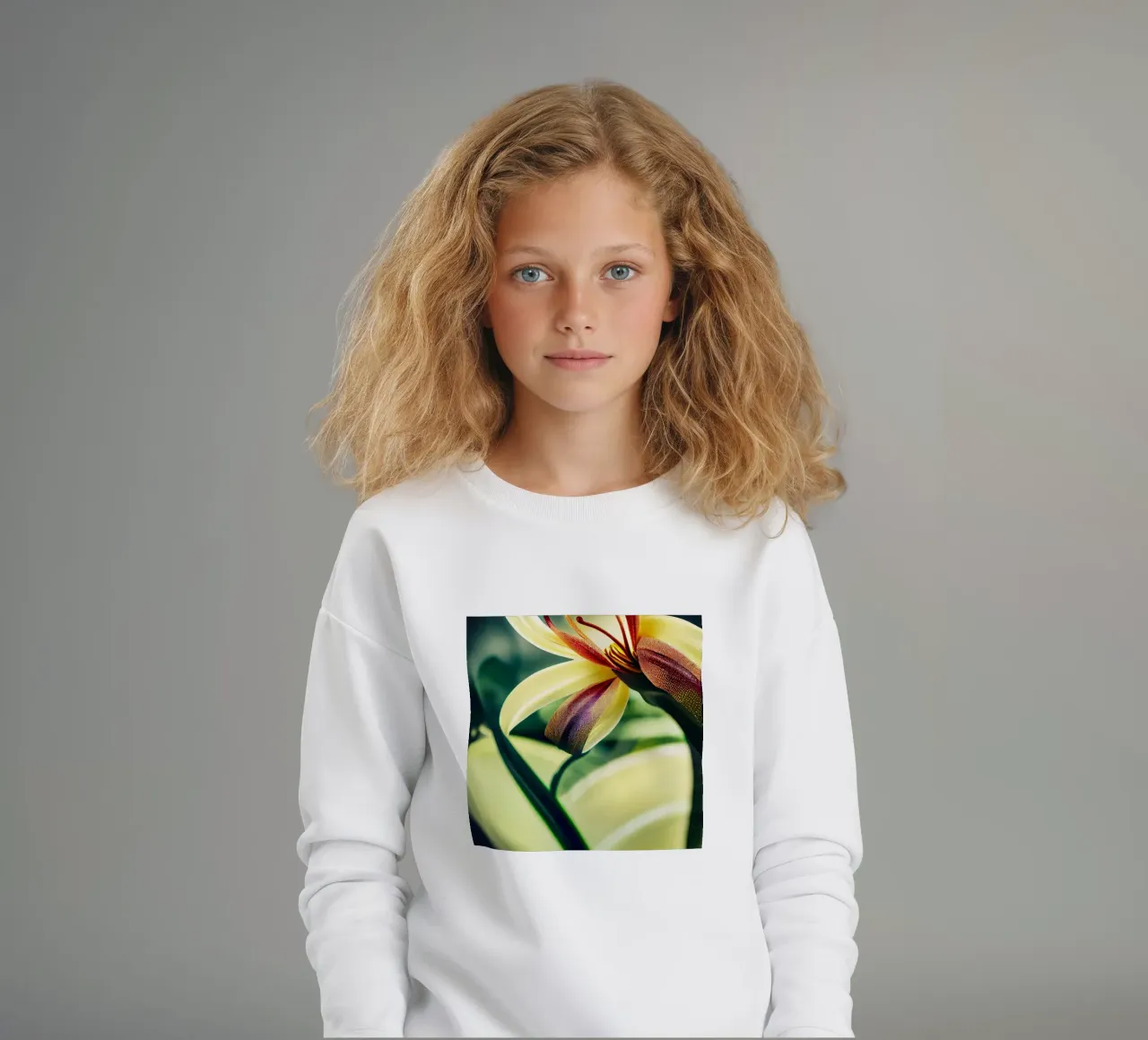 Macro Siroi Lily Flower felpa bambino da Bold Blooms