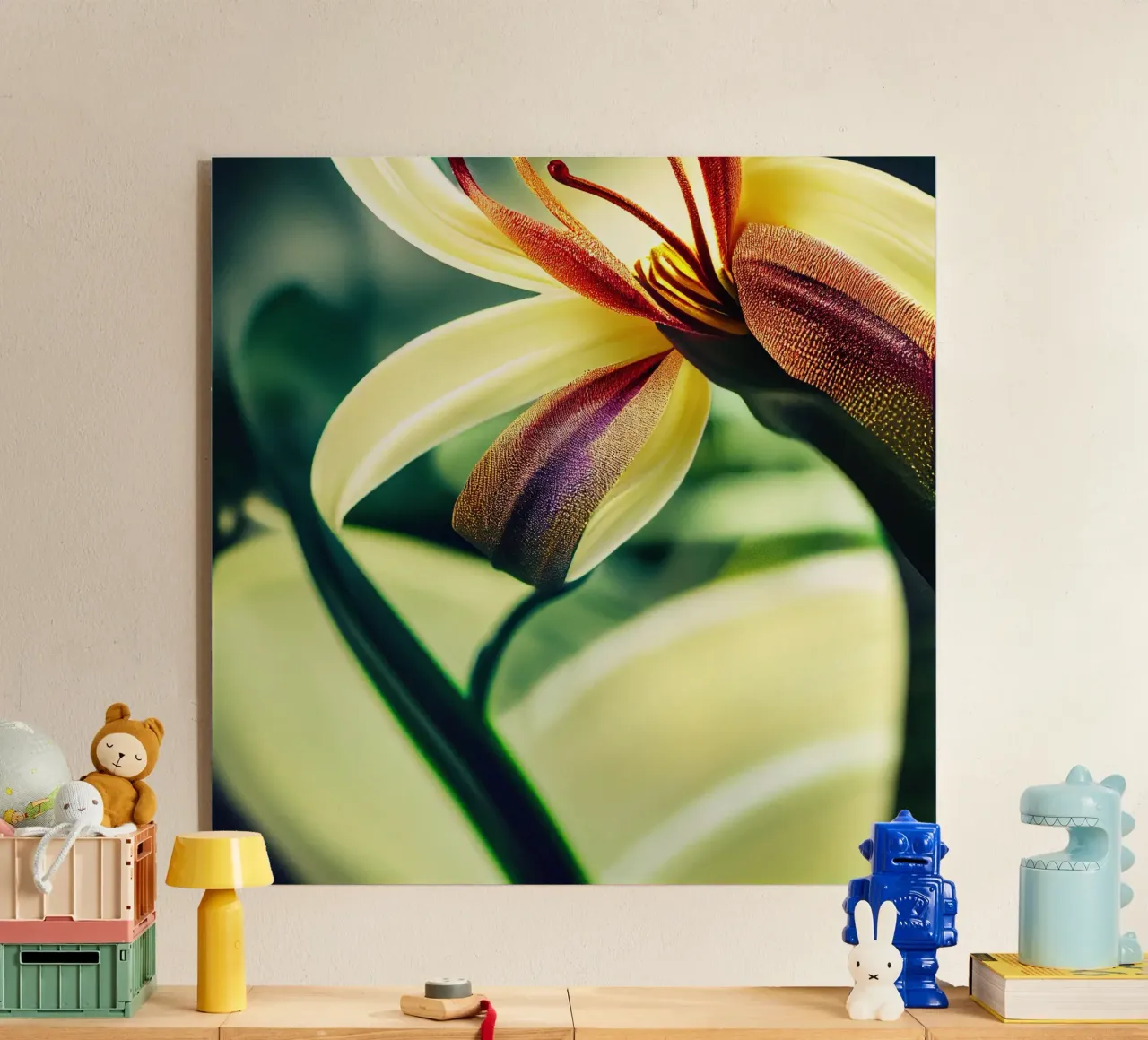 Macro Siroi Lily Flower plexiglass da Bold Blooms