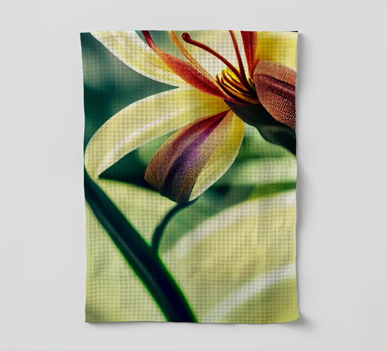 Macro Siroi Lily Flower canovaccio da cucina da Bold Blooms