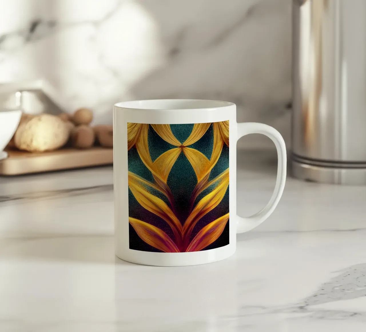 Macro Star Glory Flower tazza in ceramica da Bold Blooms