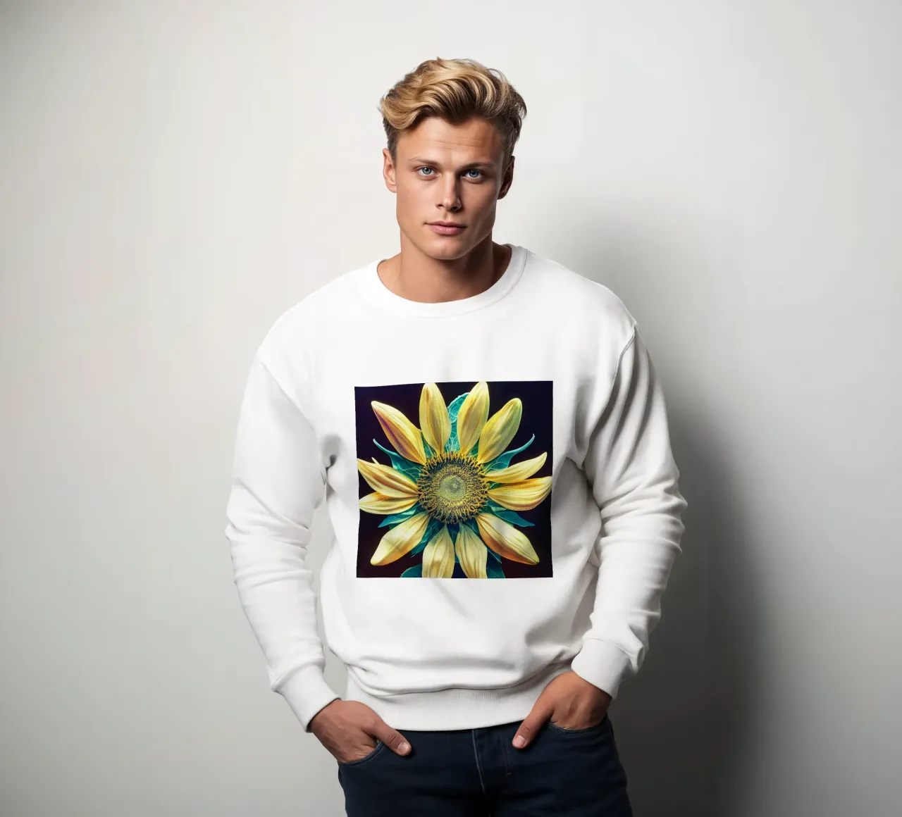 Tournesol macro sweat de Bold Blooms