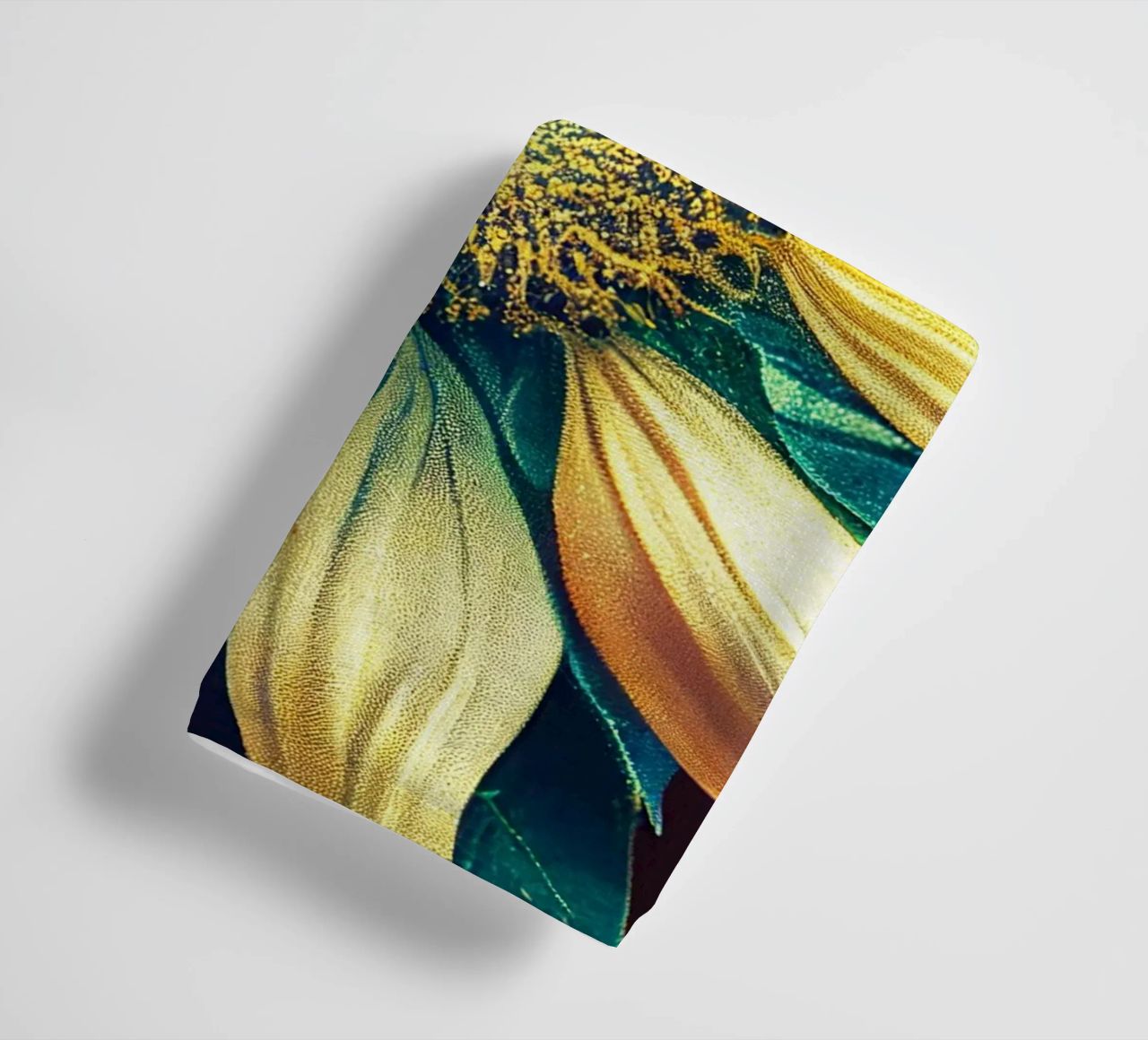 Girasole macro asciugamano da bagno da Bold Blooms