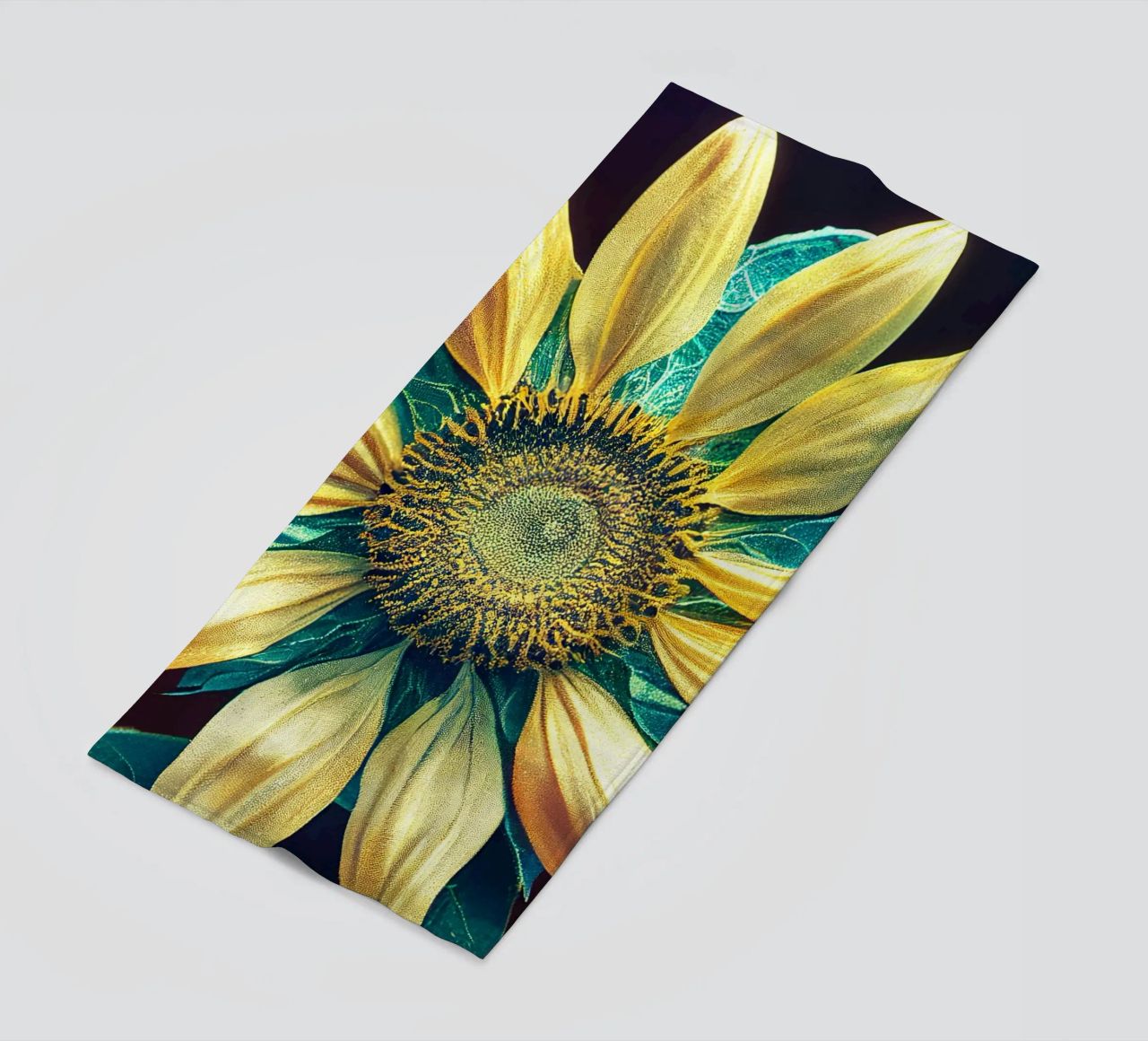 Girasole macro telo mare da Bold Blooms