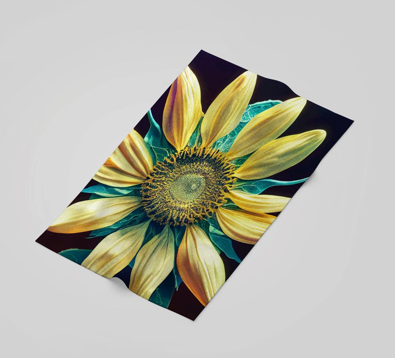 Girasole macro telo mare da Bold Blooms