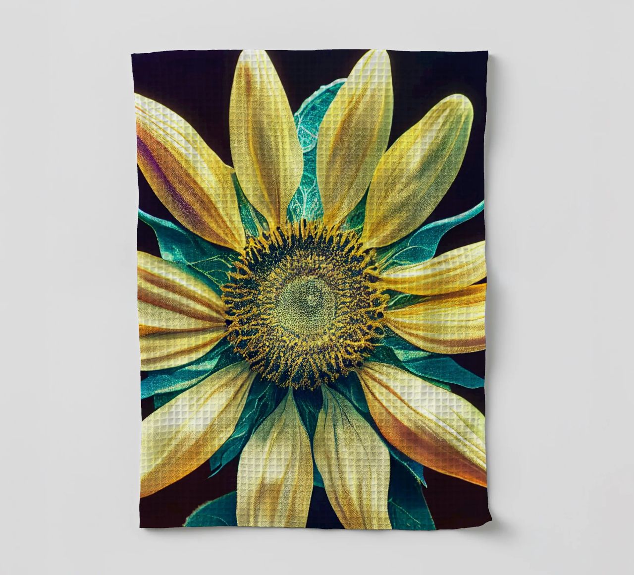 Tournesol macro torchon de Bold Blooms