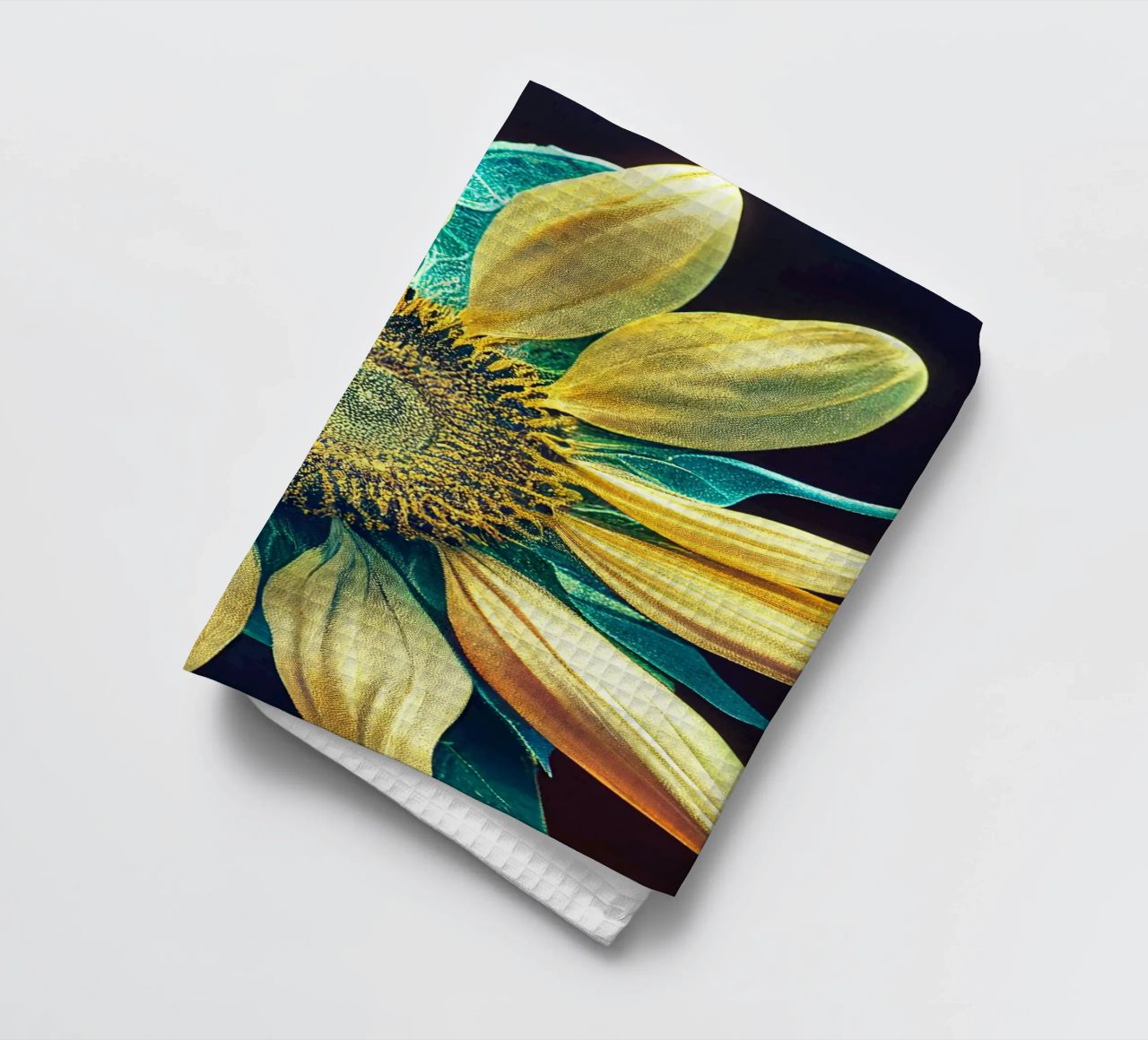 Tournesol macro torchon de Bold Blooms
