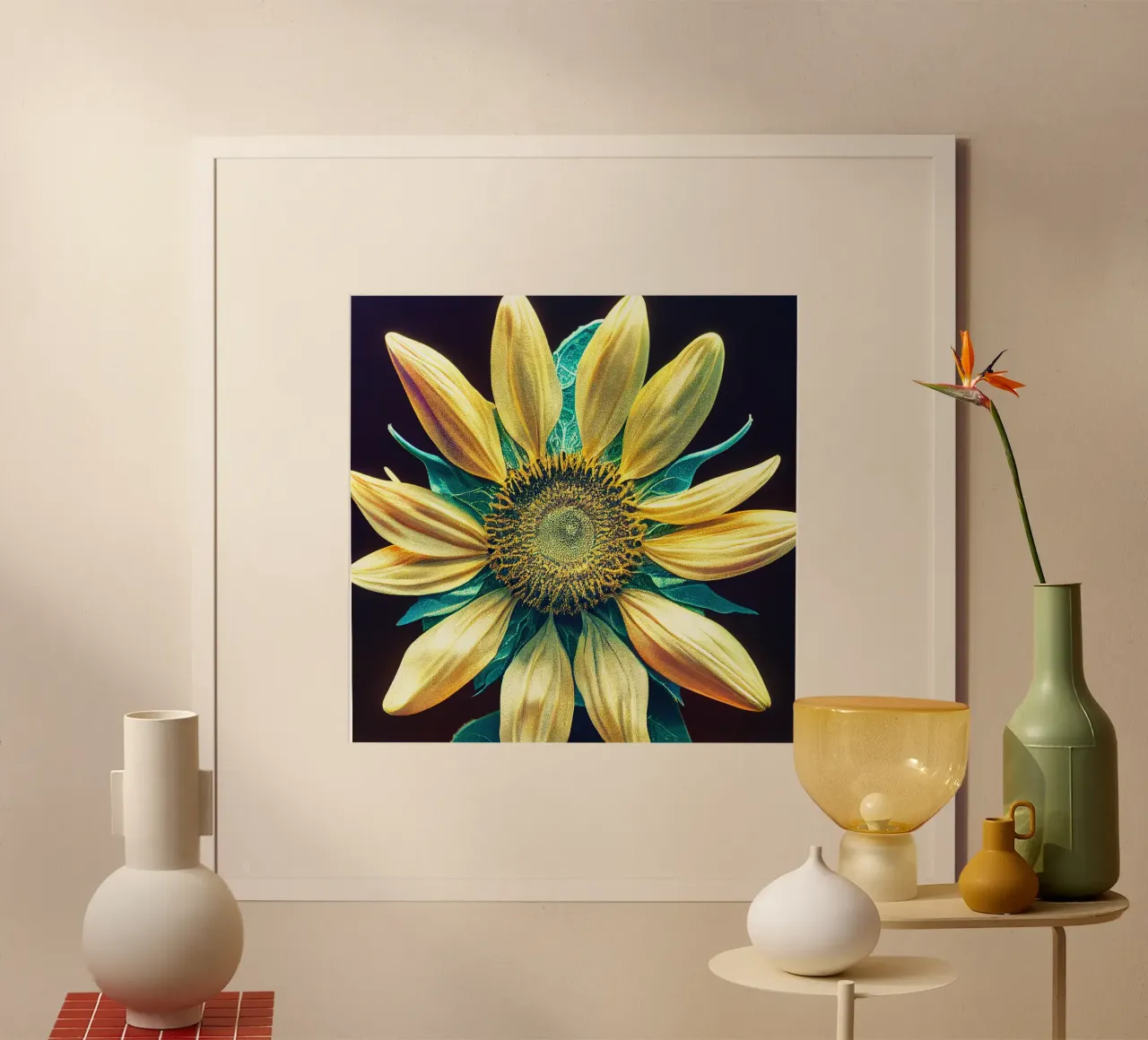 Girasole macro carta hahnemühle da Bold Blooms