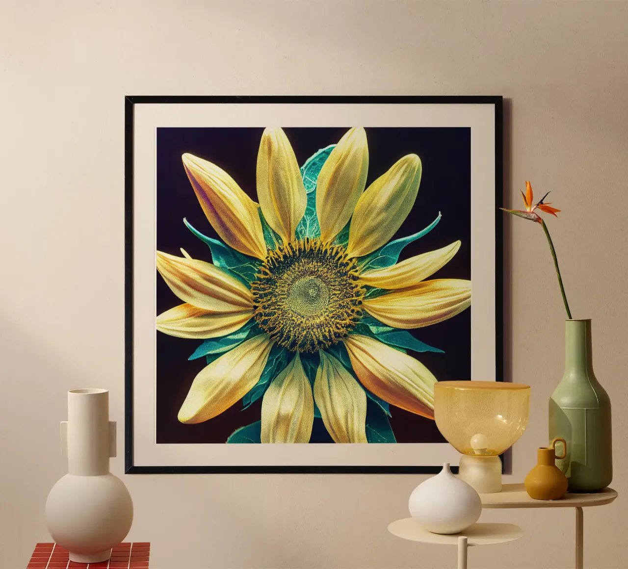 Girasole macro carta hahnemühle da Bold Blooms
