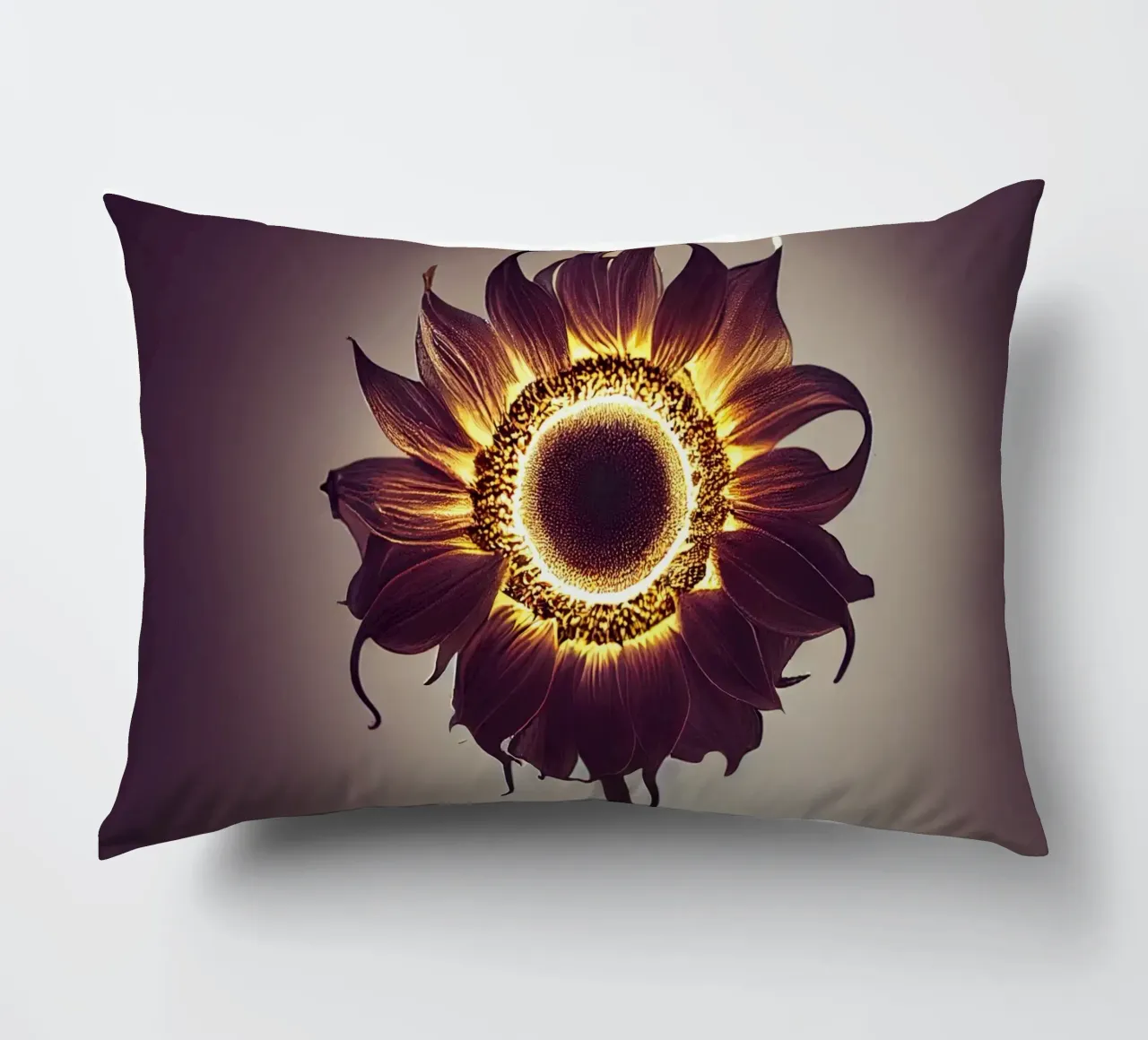 Girasole macro cuscino da Bold Blooms