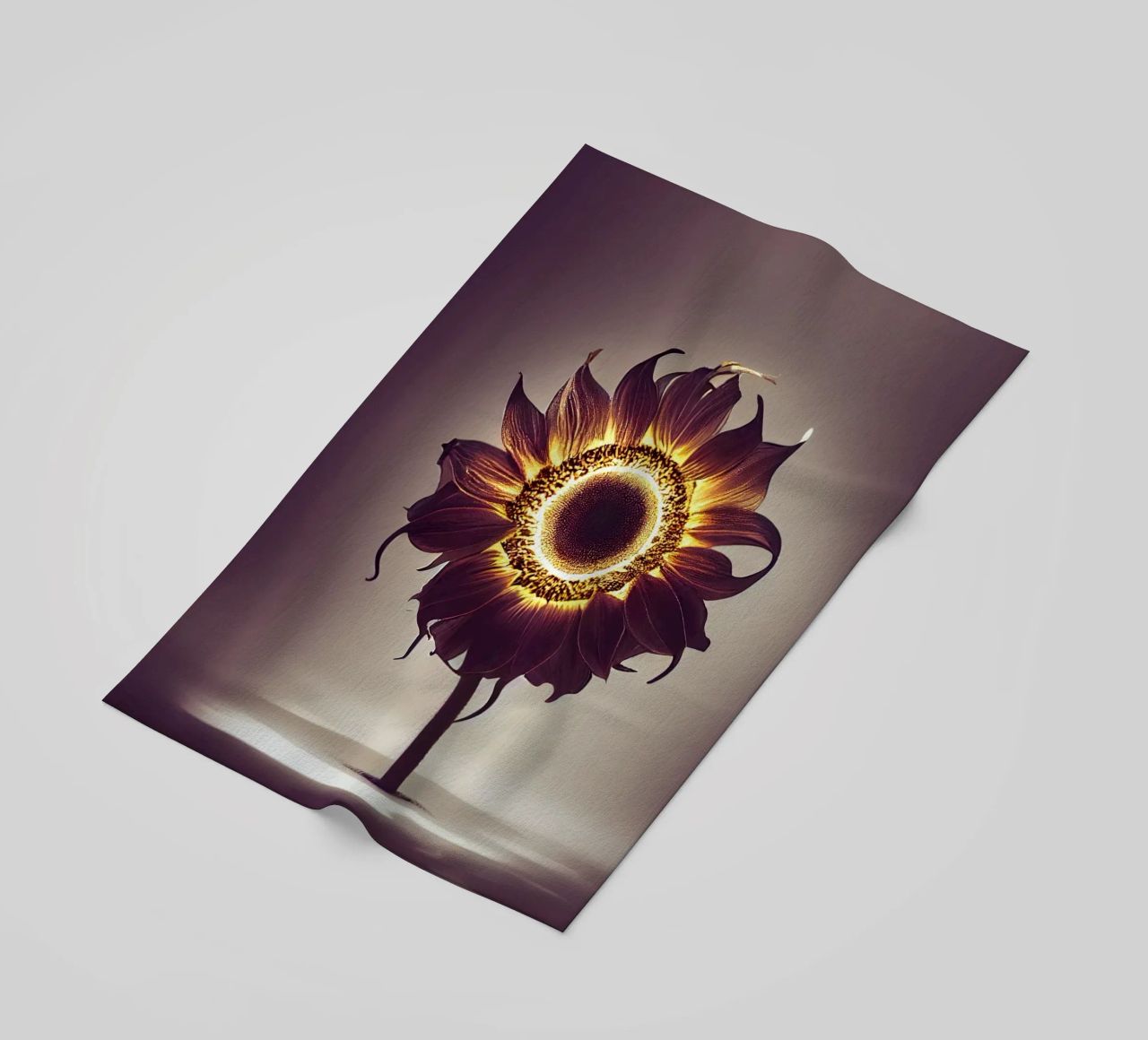 Girasole macro telo mare da Bold Blooms