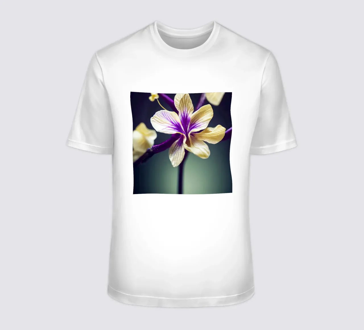Macro Fiore di violetta t-shirt da Bold Blooms