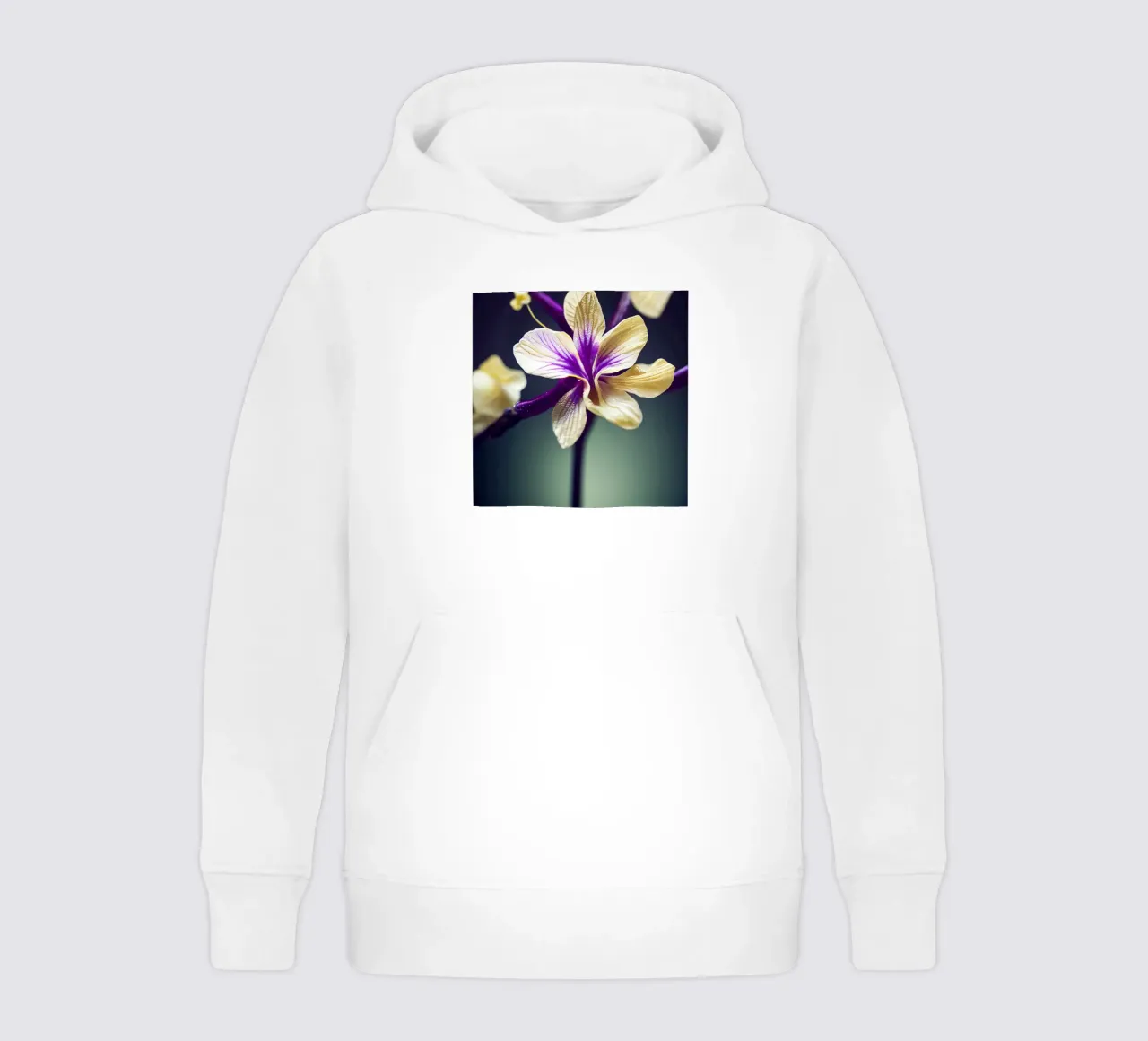 Macro Fiore di violetta felpa bambino con cappuccio da Bold Blooms
