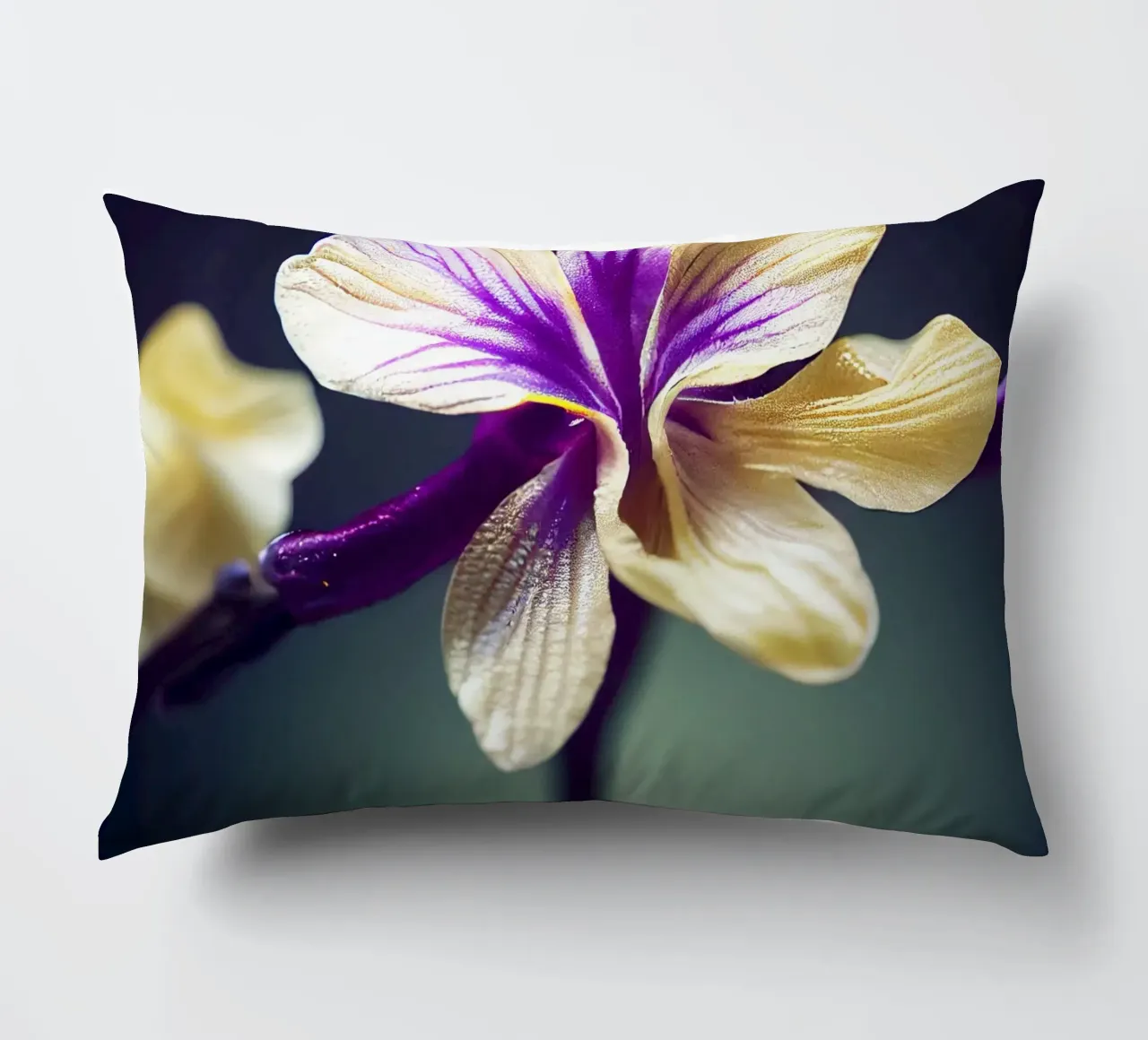 Macro Fiore di violetta cuscino da Bold Blooms