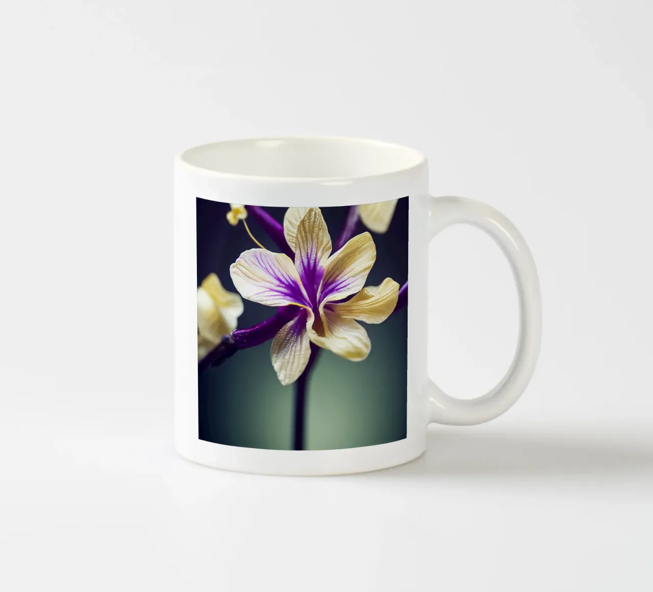 Macro Fiore di violetta tazza in ceramica da Bold Blooms