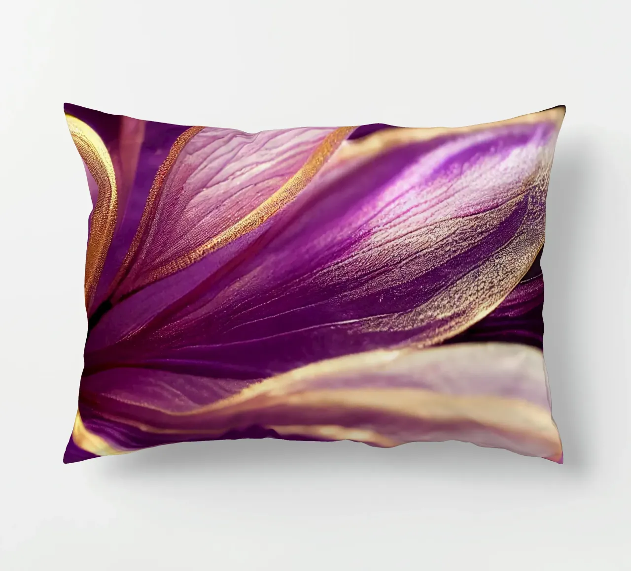 Macro Fiore di violetta cuscino da Bold Blooms