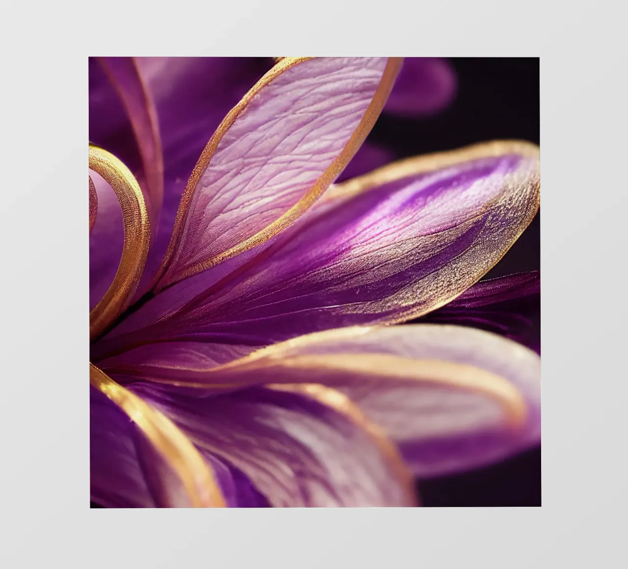 Macro Fiore di violetta pellicola backlit da Bold Blooms