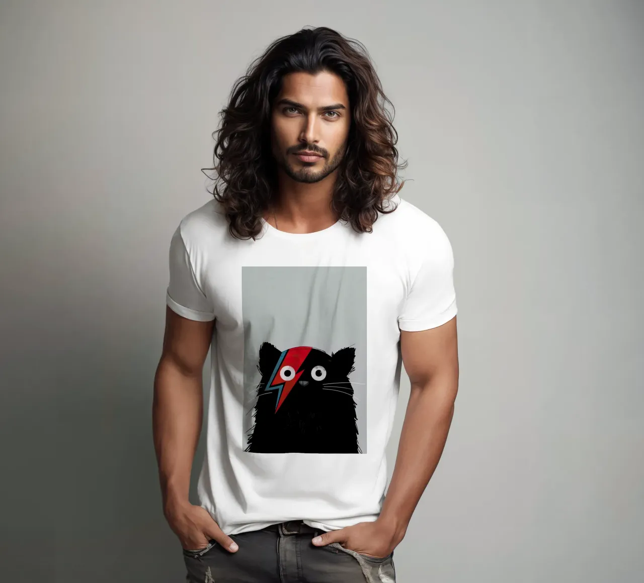 Cat Hero t-shirt da Doozal