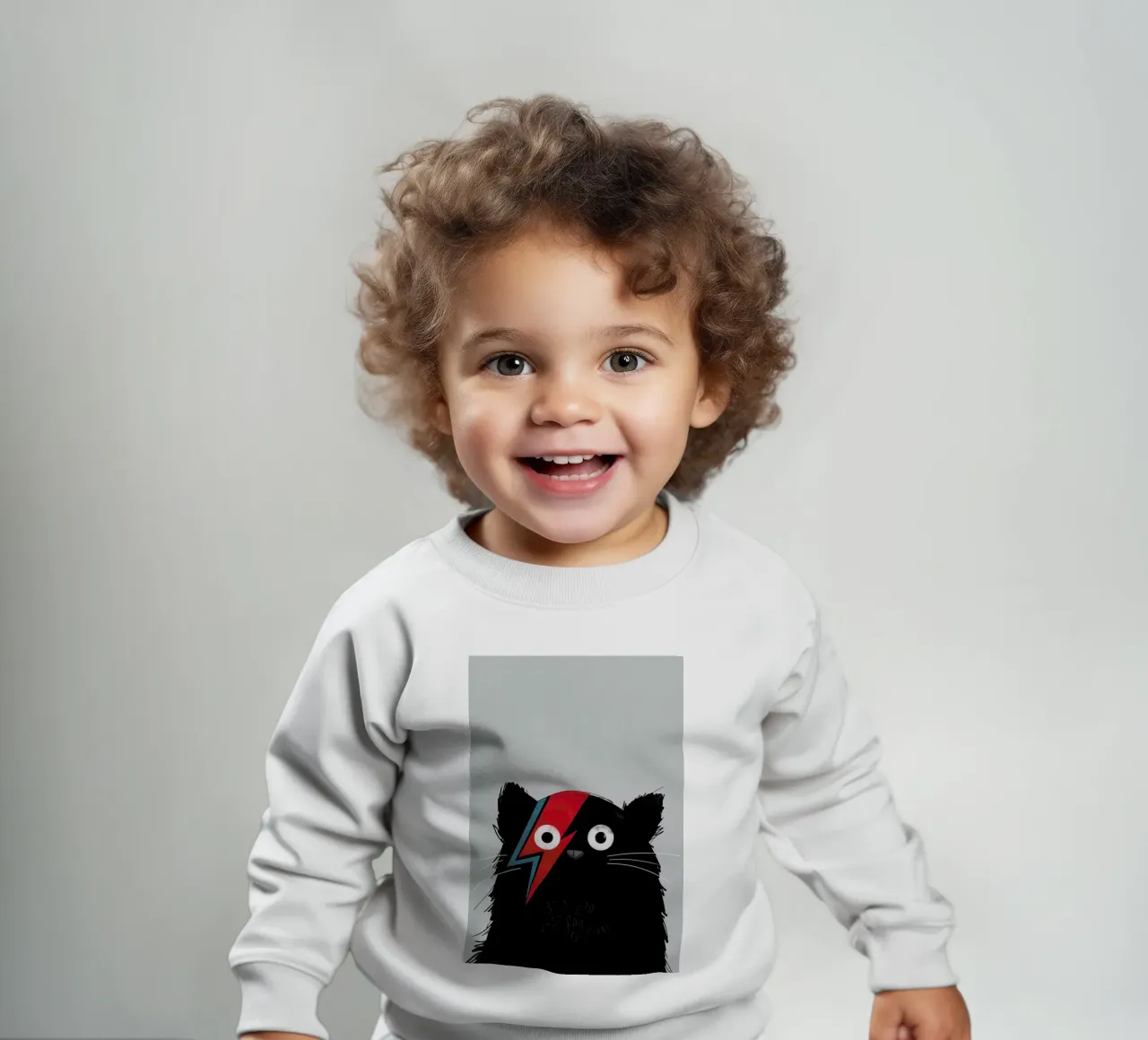 Cat Hero felpa neonato da Doozal