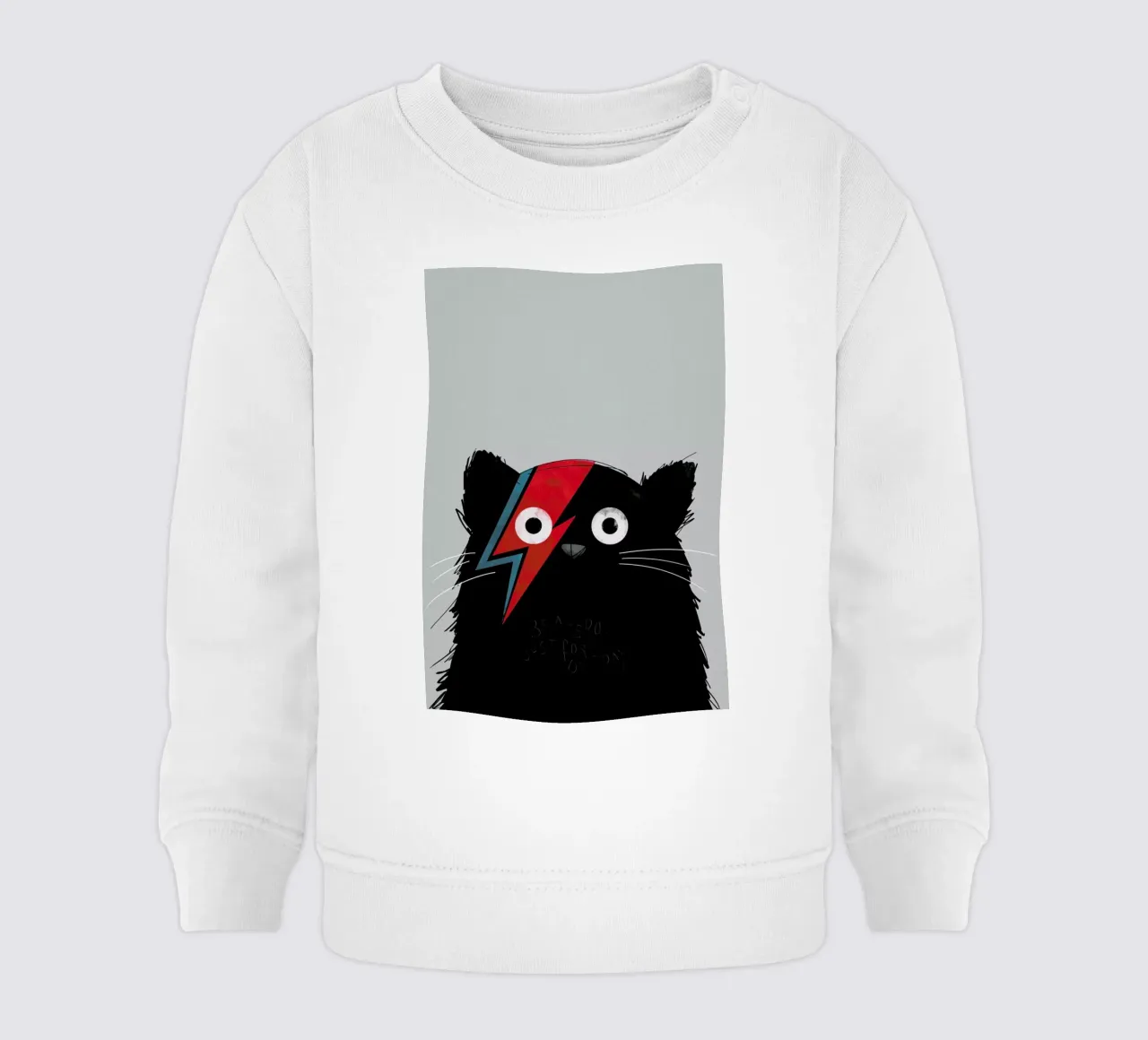 Cat Hero felpa neonato da Doozal