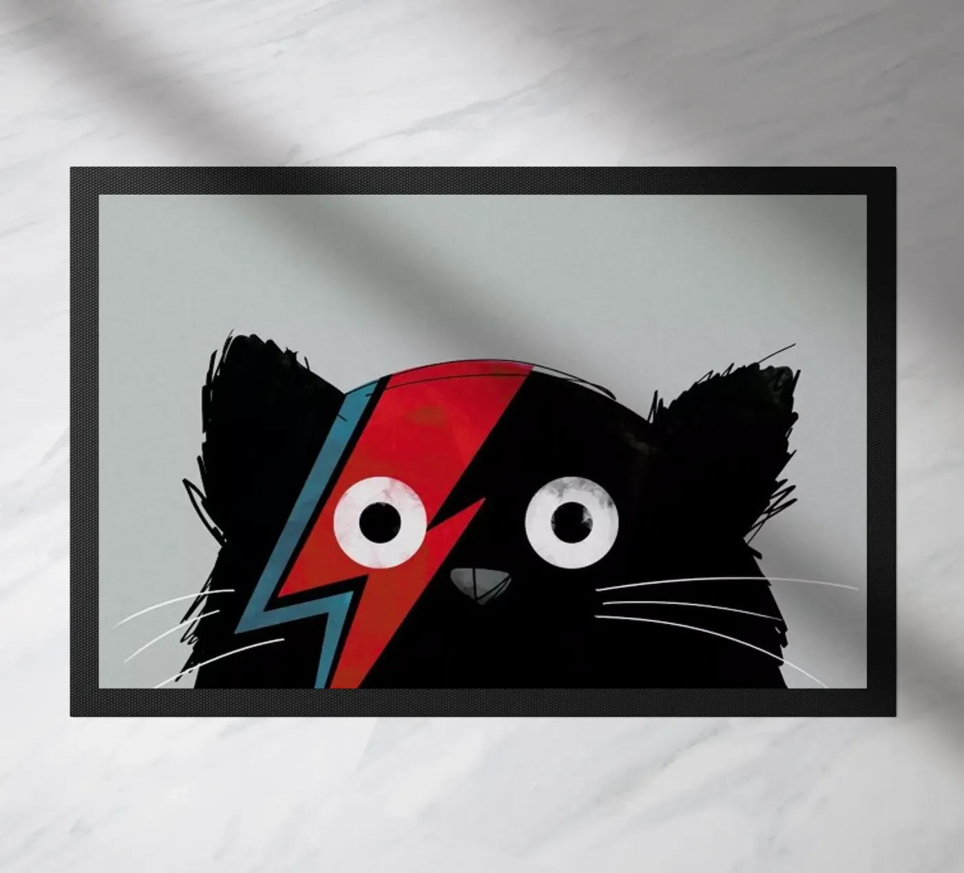 Cat Hero doormat by Doozal