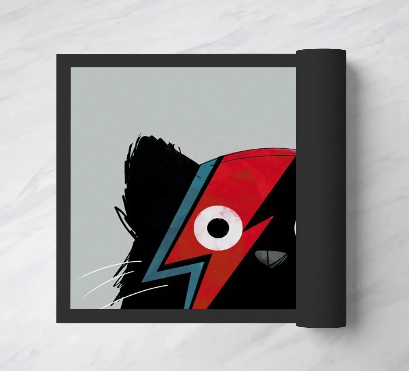 Cat Hero doormat by Doozal