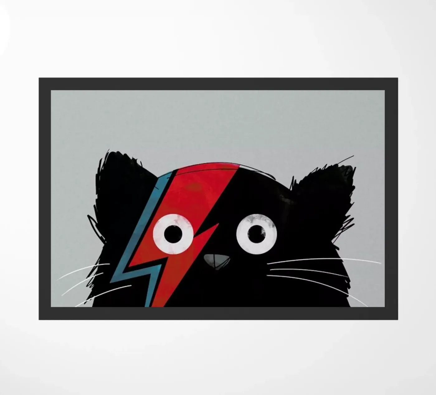 Cat Hero doormat by Doozal