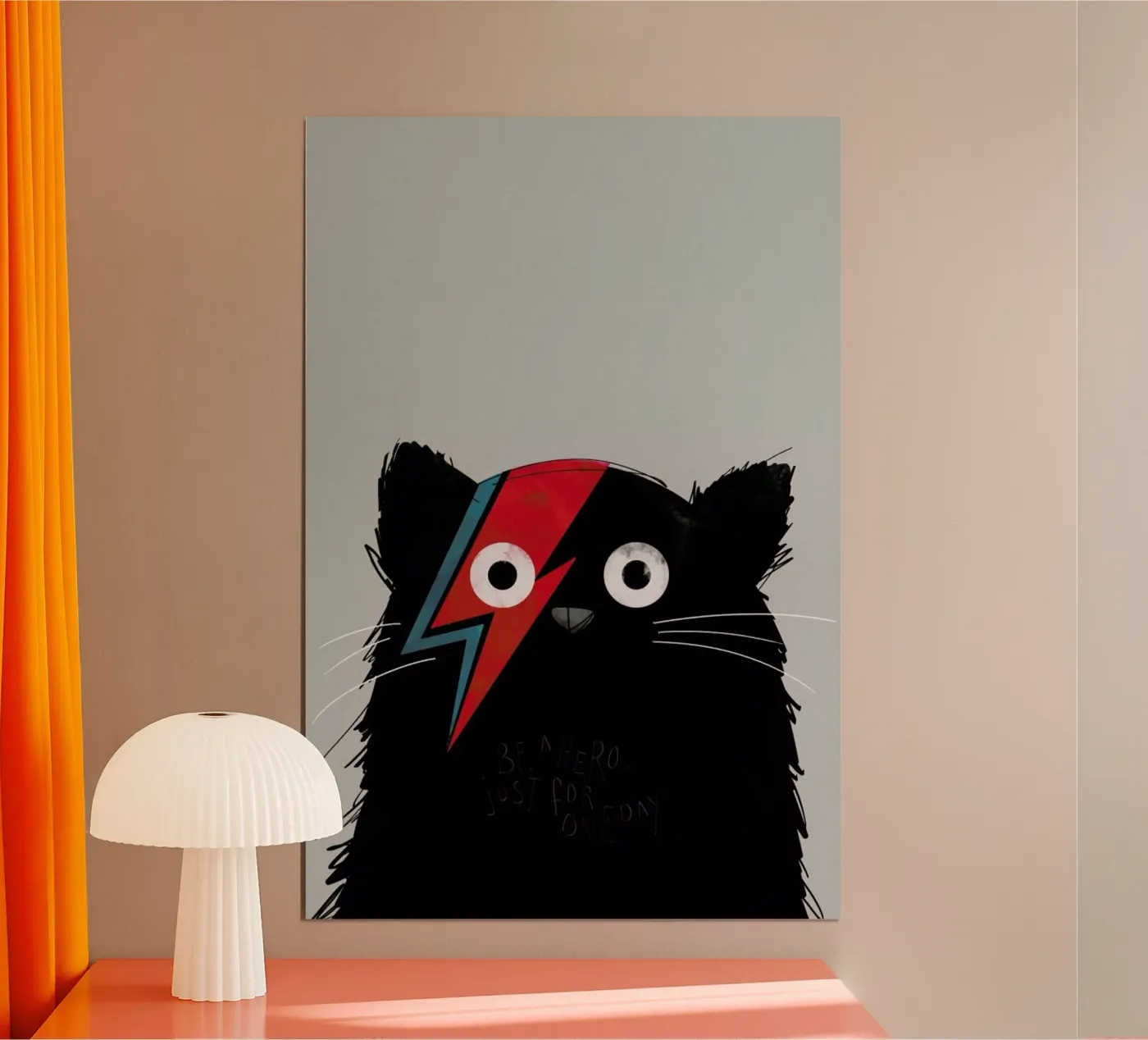 Cat Hero poster da Doozal