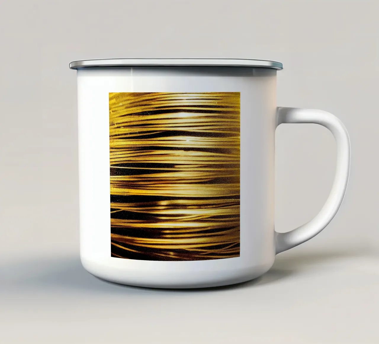 Macro Conciatori Fiore di Cassia tazza in smalto da Bold Blooms