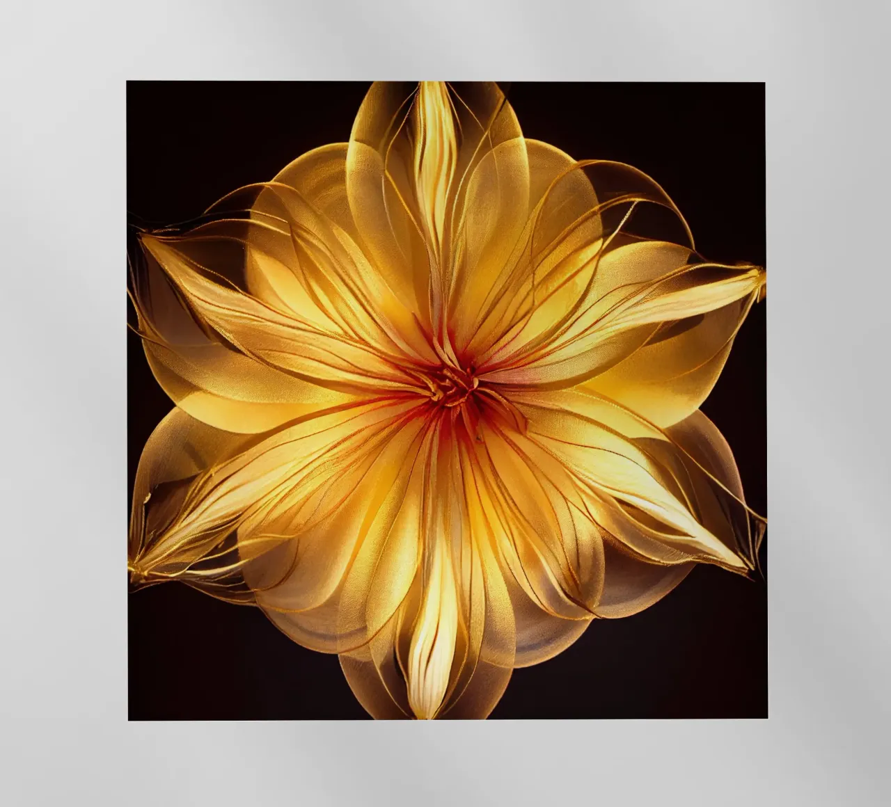 Macro Tuberose Flower pellicola backlit da Bold Blooms