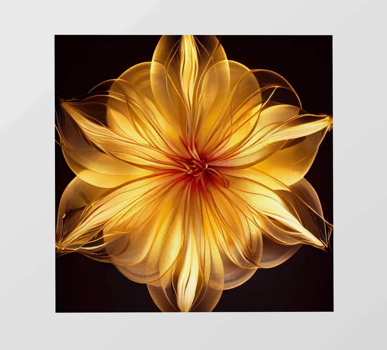 Macro Tuberose Flower pellicola backlit da Bold Blooms