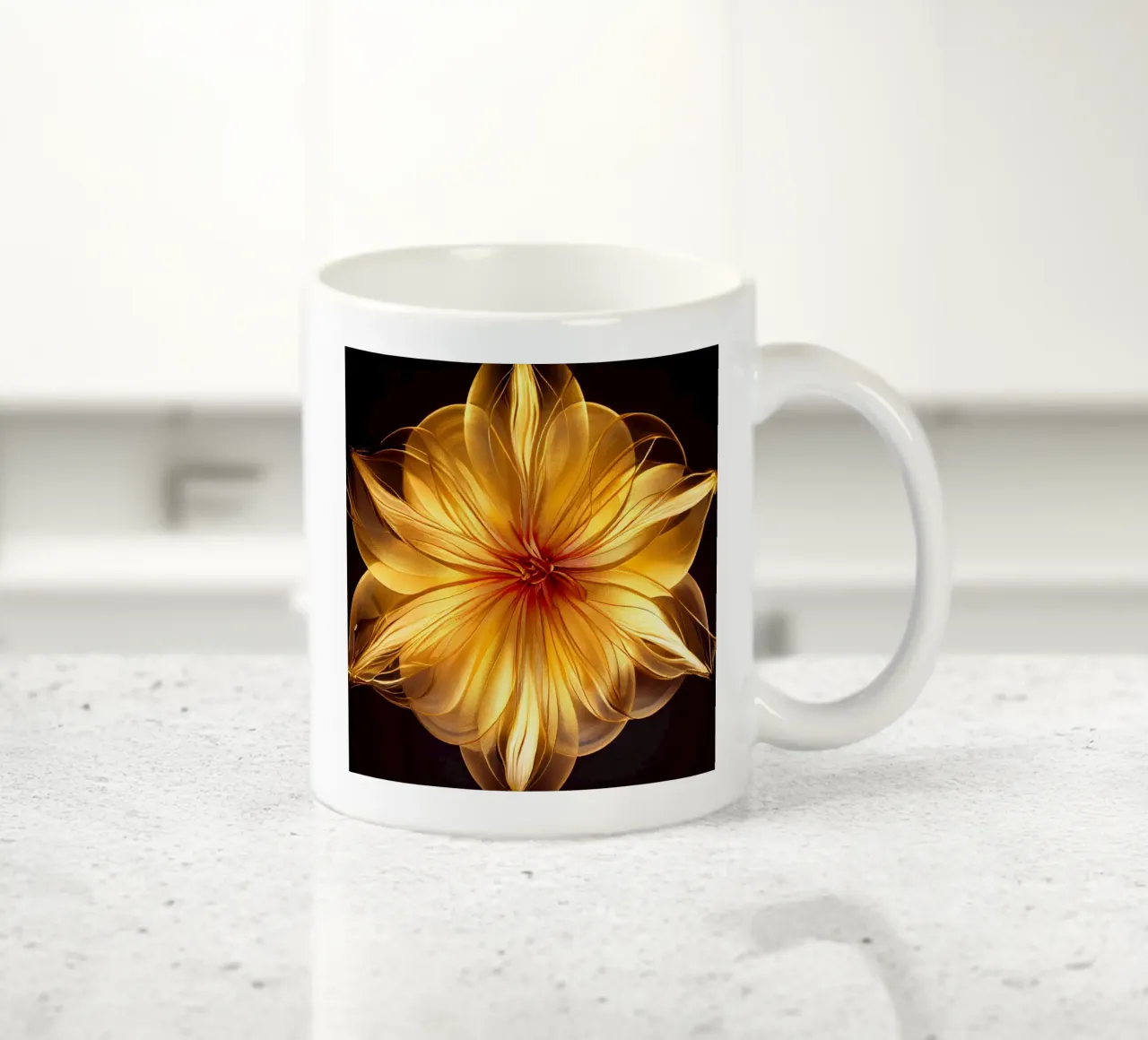 Macro Tuberose Flower tazza in ceramica da Bold Blooms