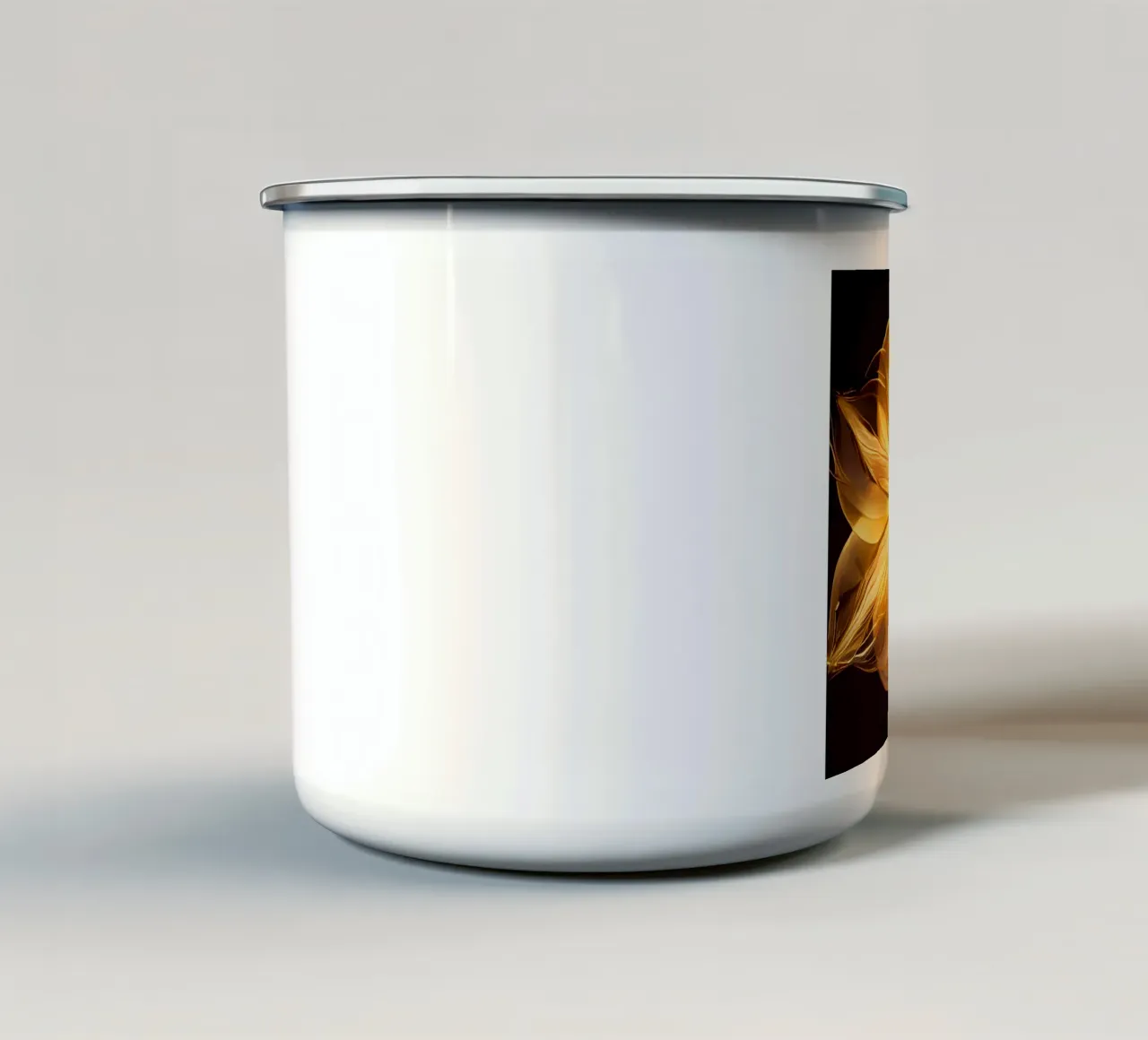 Macro Tuberose Flower tazza in smalto da Bold Blooms