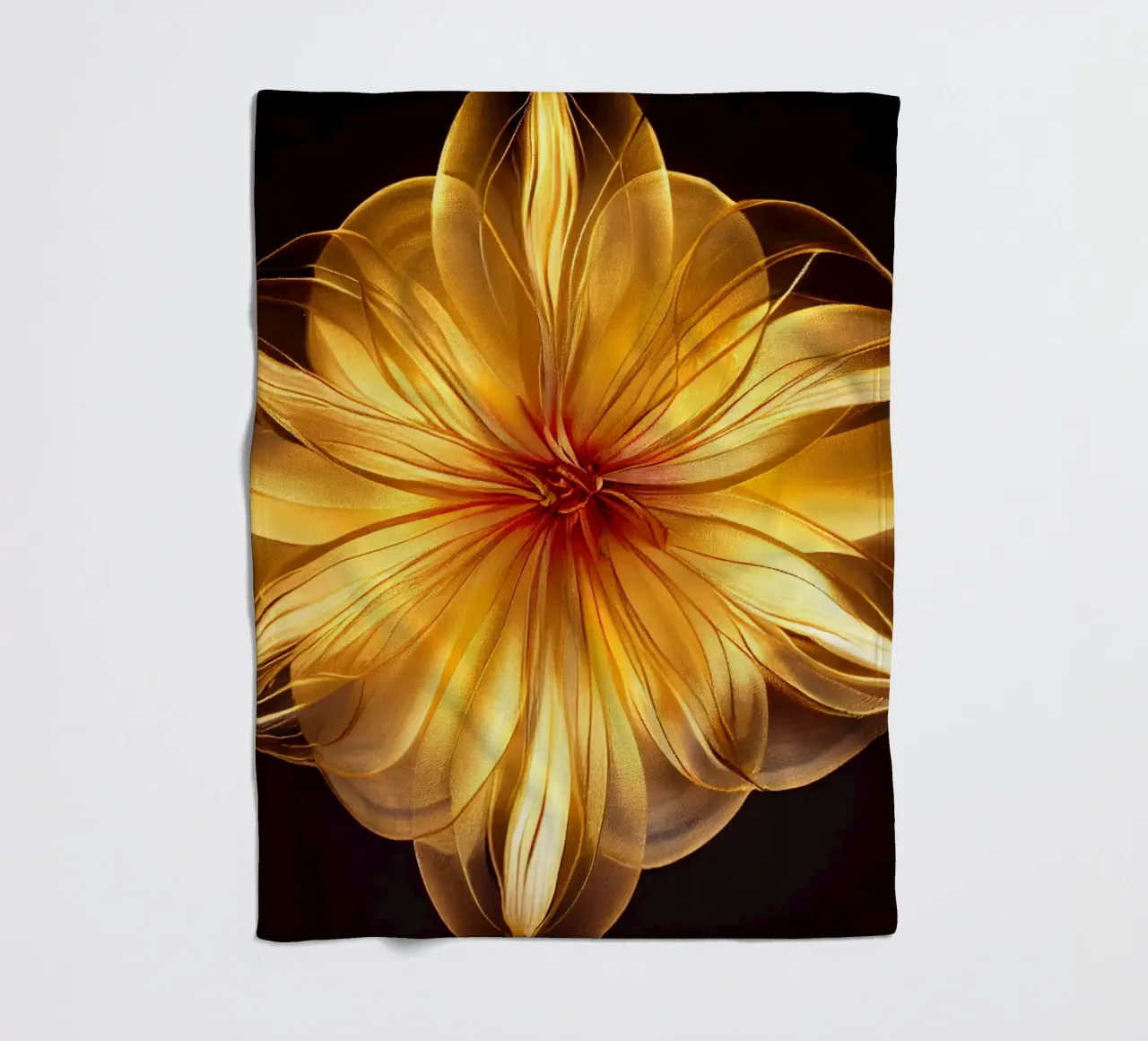 Macro Tuberose Flower coperta in pile da Bold Blooms