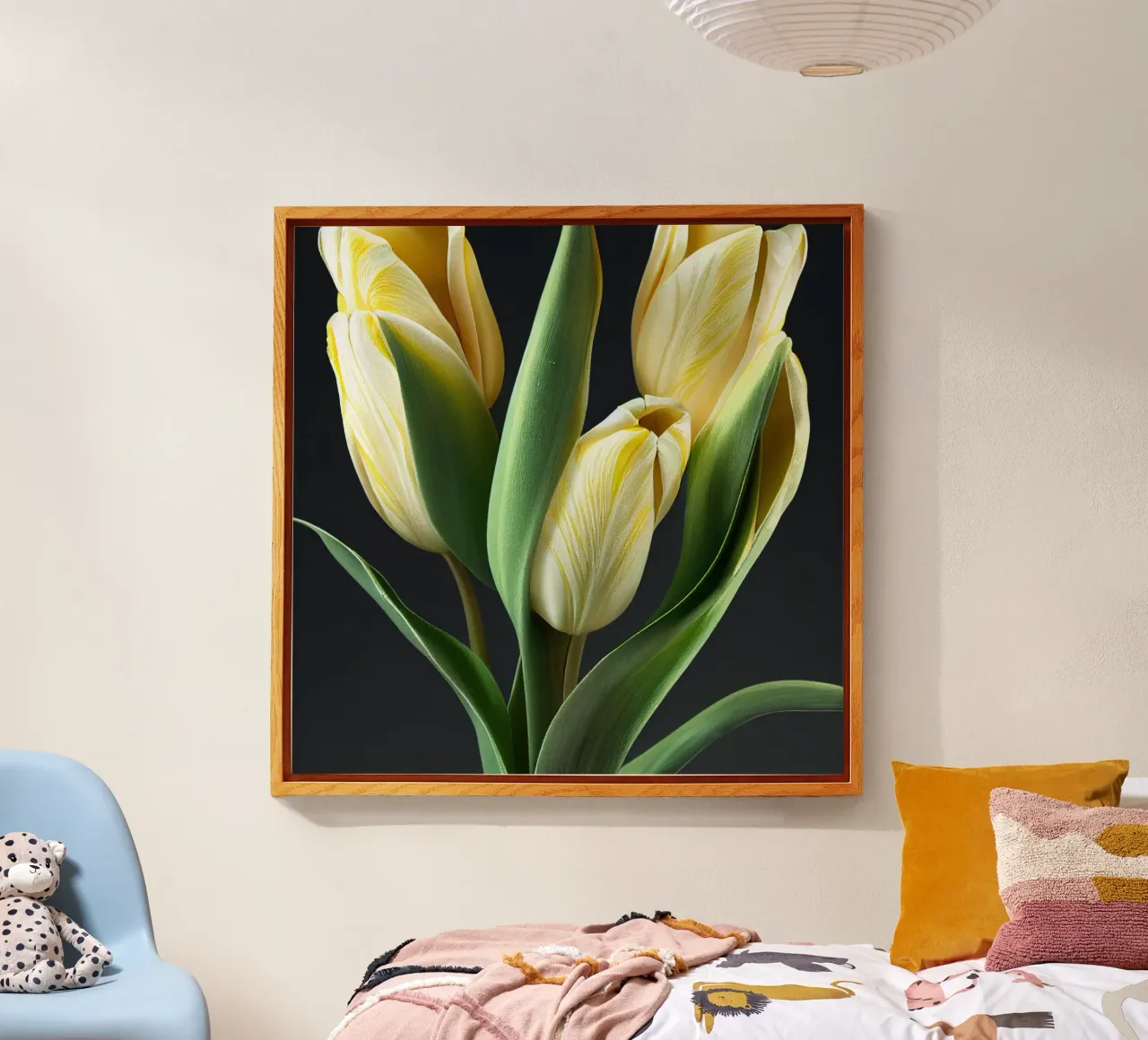 Macro fiore di tulipano plexiglass da Bold Blooms